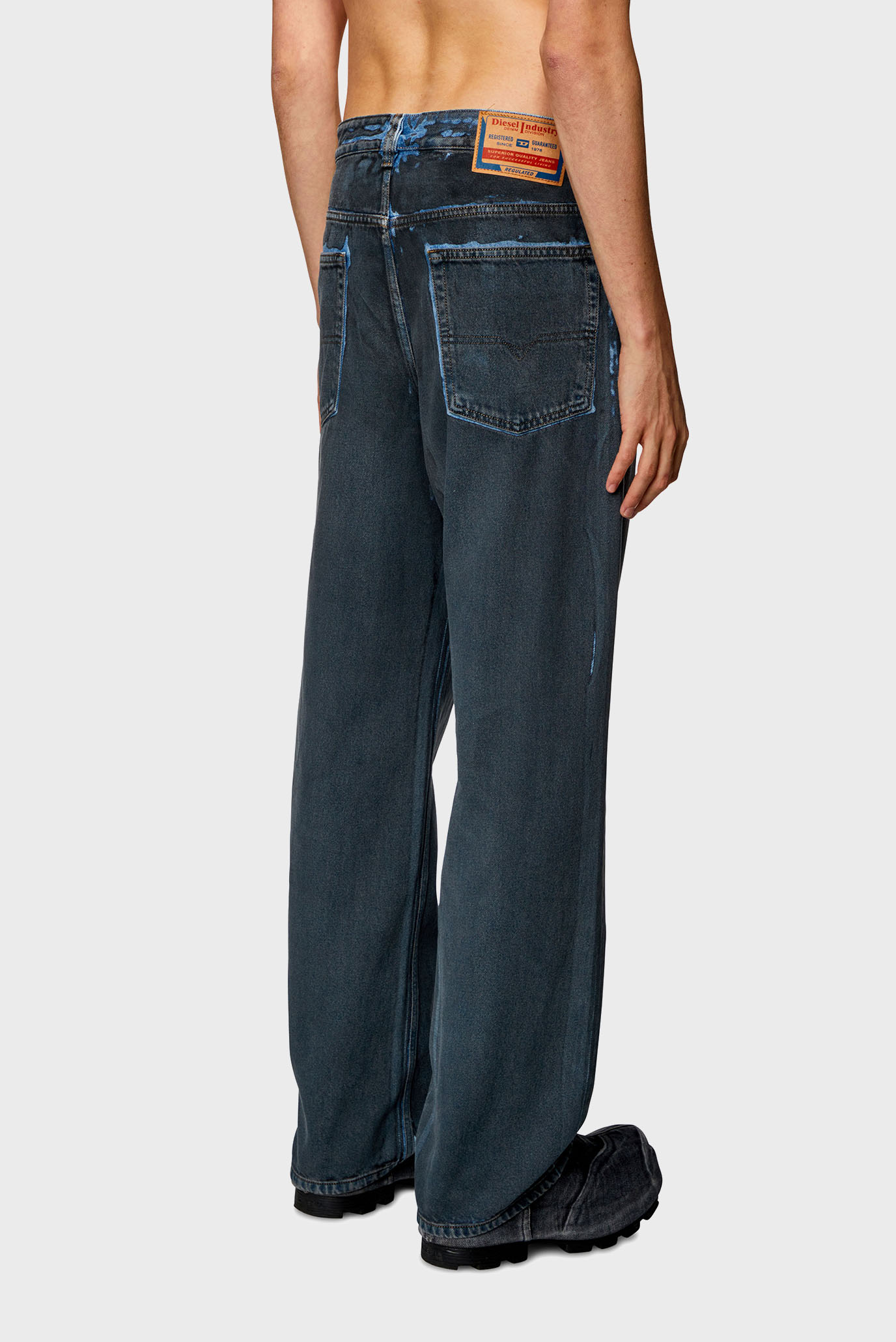 Мужские темно-синие джинсы 2001 D-MACRO-S 3