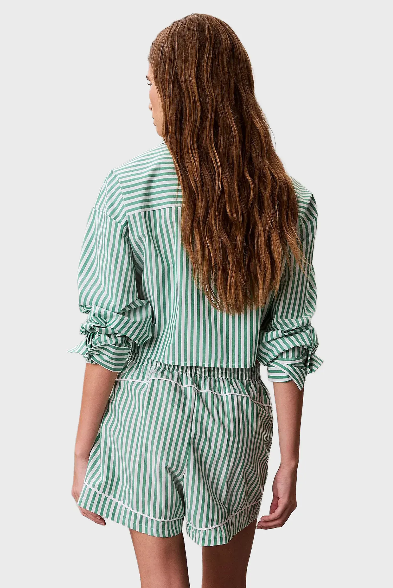 Шорты CK GRAPHIC POPLIN TRACK SHORT 4