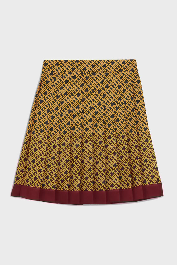 Юбка THL PLEATED POP MONOGRAM SKIRT Tommy Hilfiger