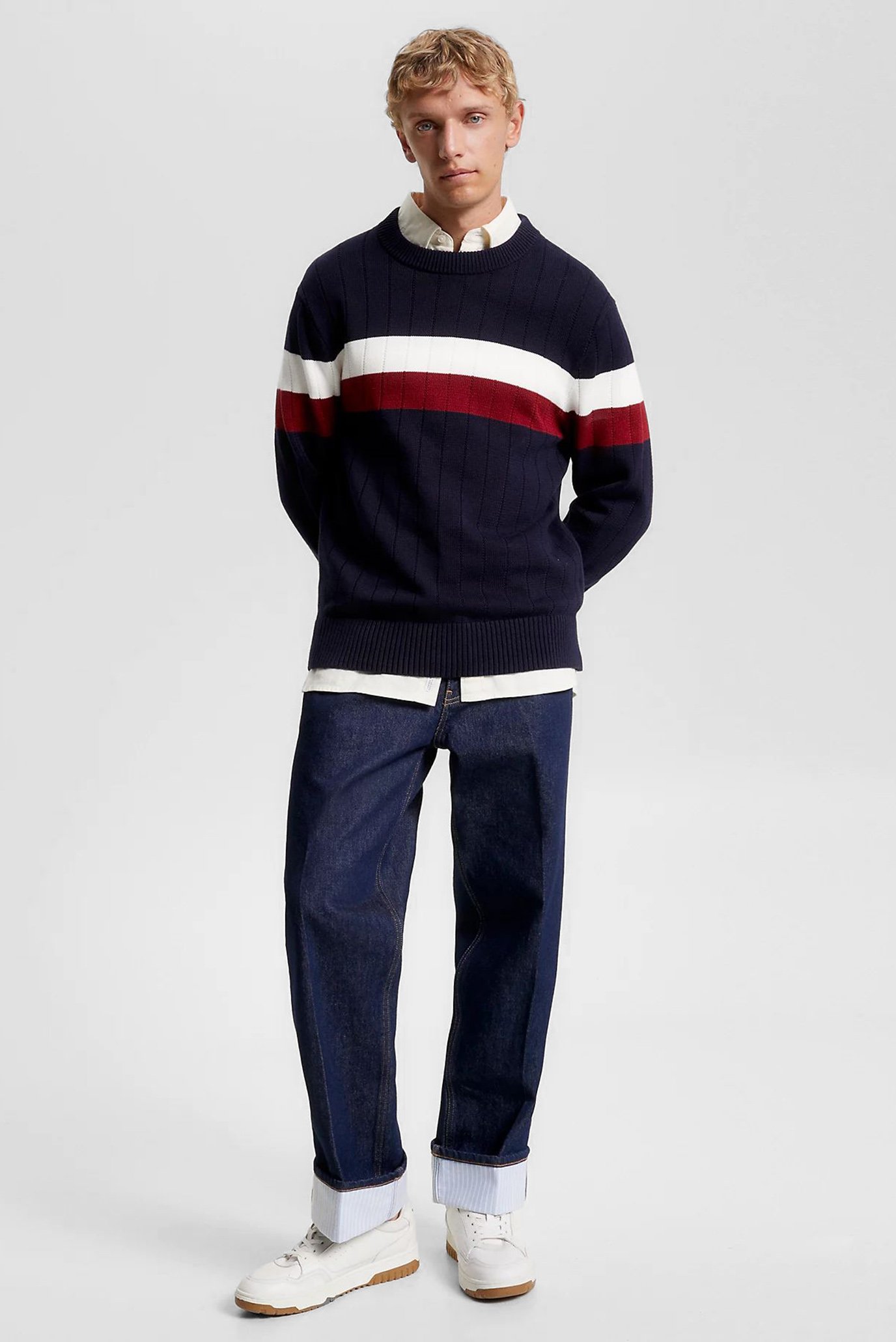 Свитер COLOURBLOCK STRUCTURE C NECK 2