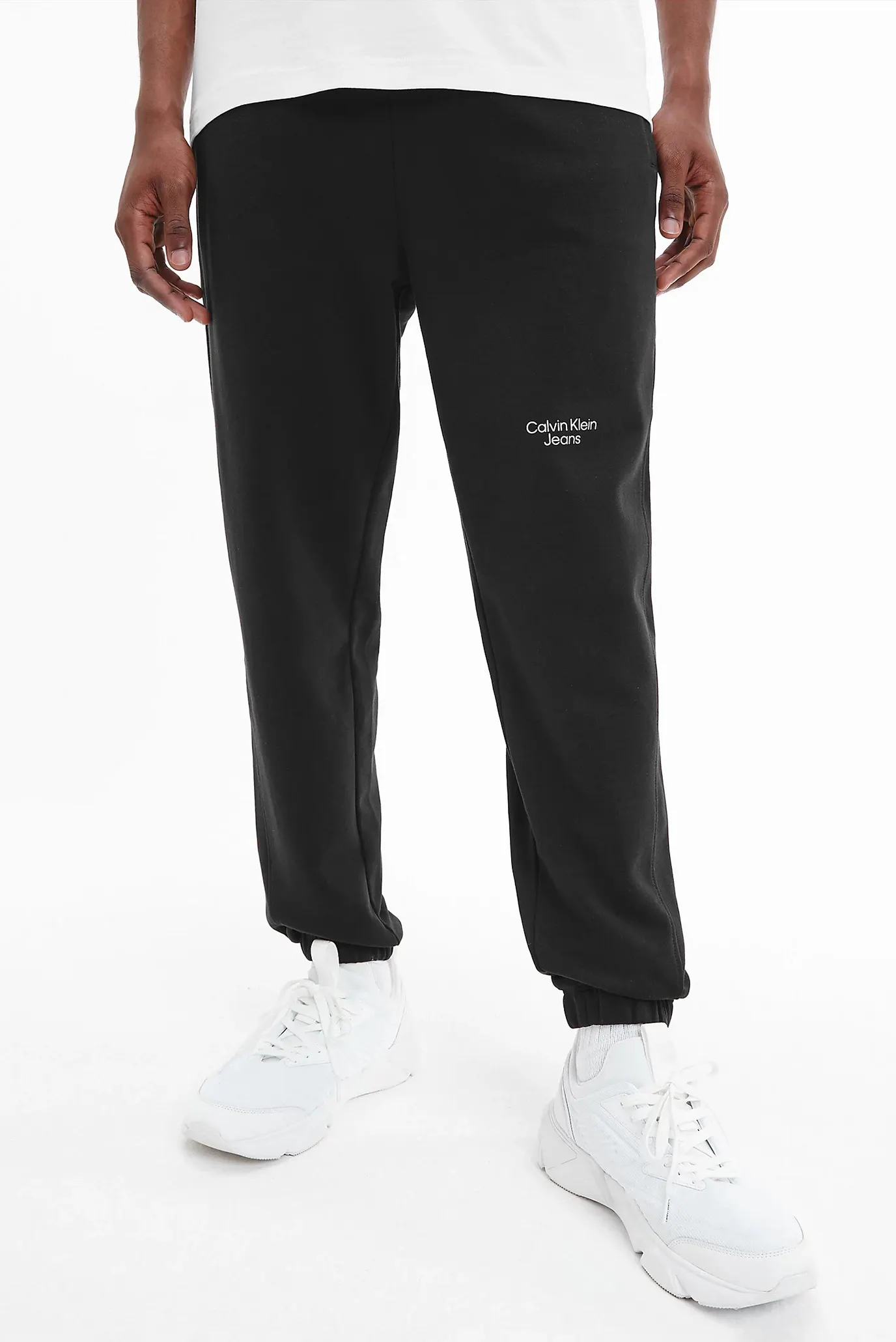 Мужские черные спортивные брюки STACKED LOGO 5