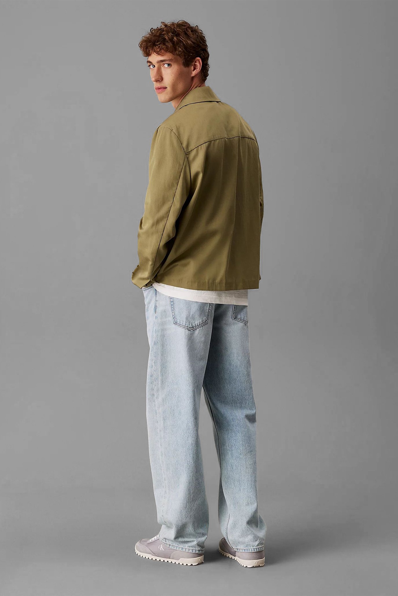 Пиджак LYOCELL COTTON LINEN SHACKETCalvin Klein Пиджак LYOCELL COTTON LINEN SHACKET 3