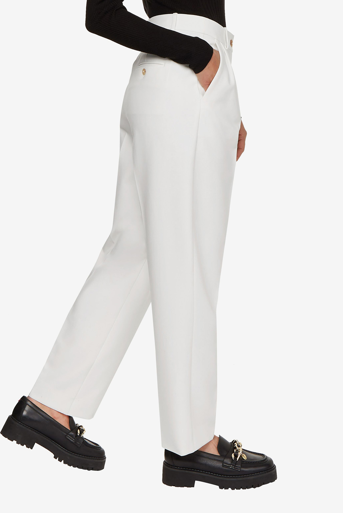 Брюки TAPERED PLEATED VIS BLEND PANT 5