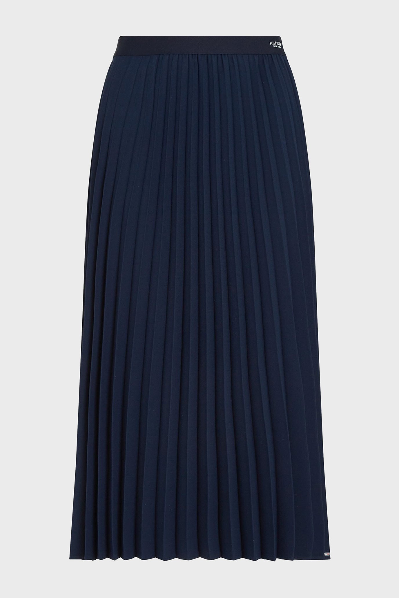 Женская темно-синяя плиссированная юбка FLUID PLEATED PULL ON MIDI SKIRT 5