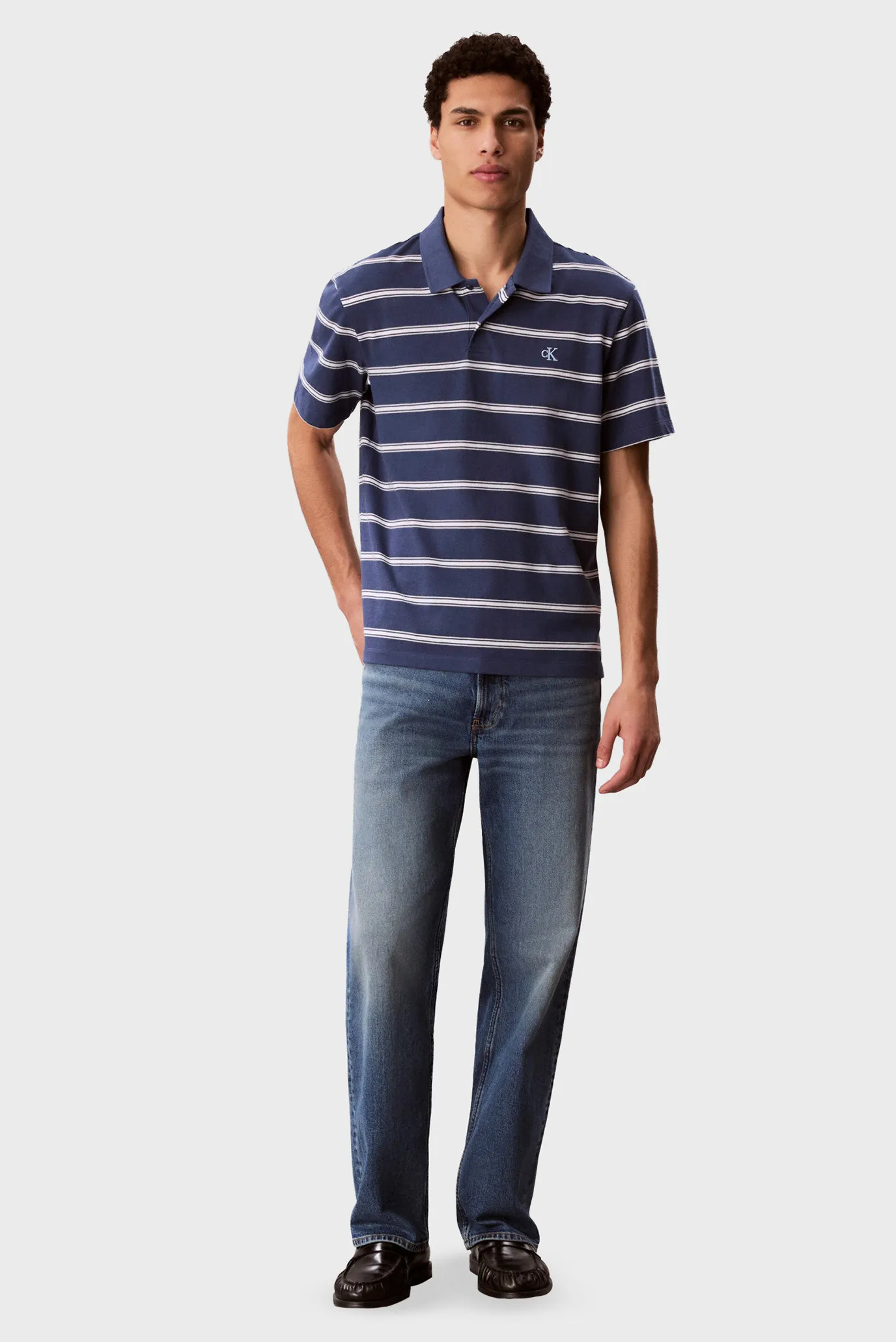 Поло SS EASY 16S JERSEY STRIPE POLO 2