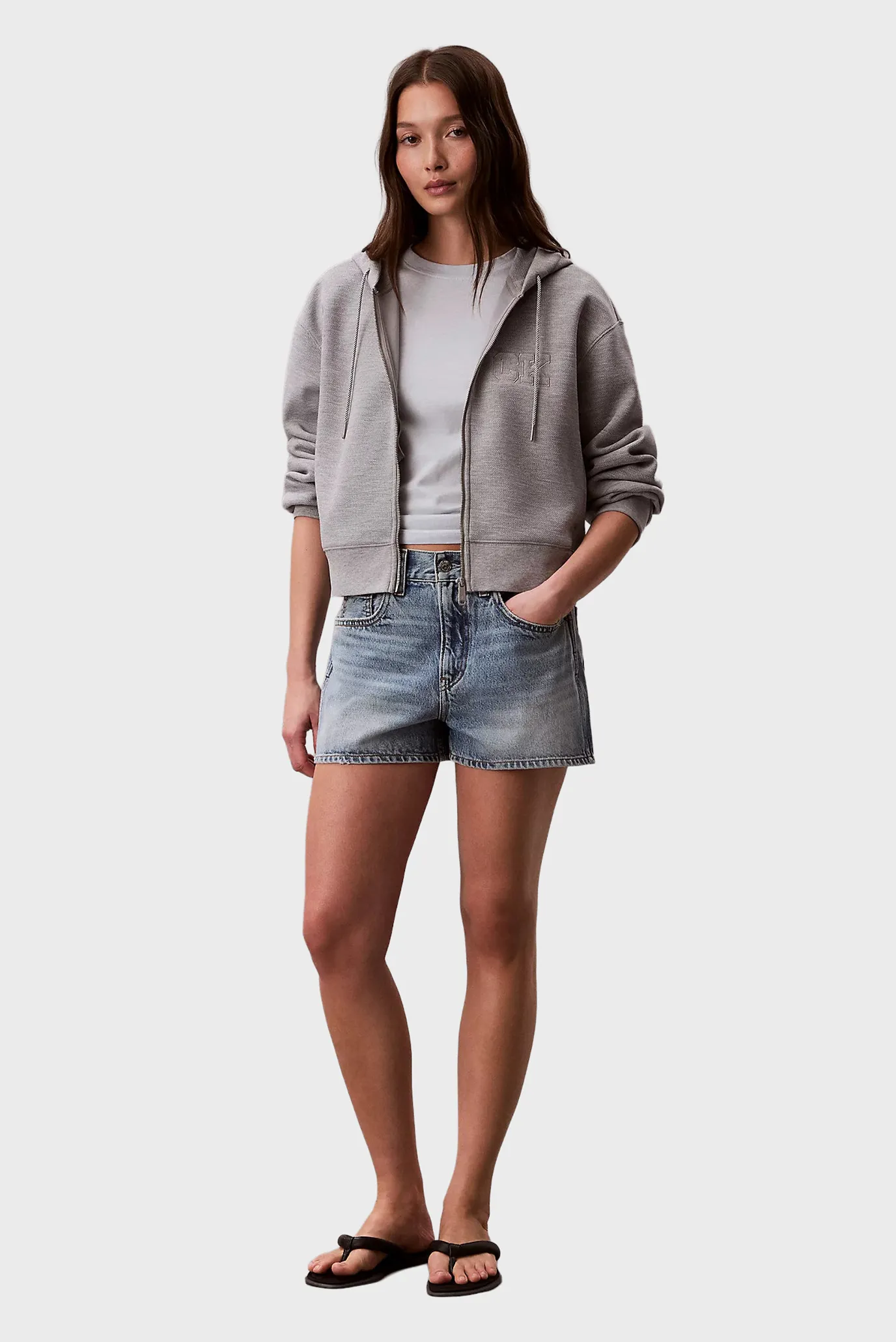 Реглан LS RLXD INTRLCK CROP FULL ZIP SW 2