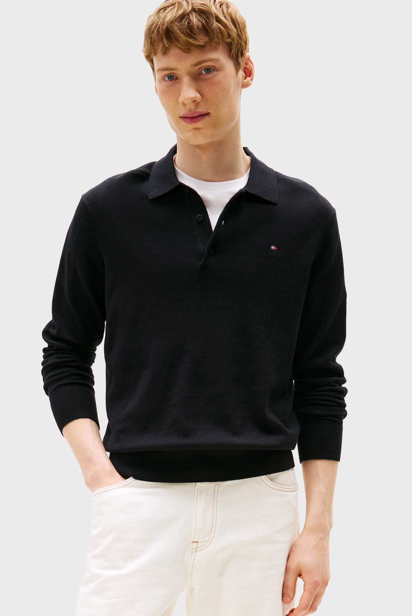 Свитер PIMA ORG CTN CASHMERE LS POLO 1