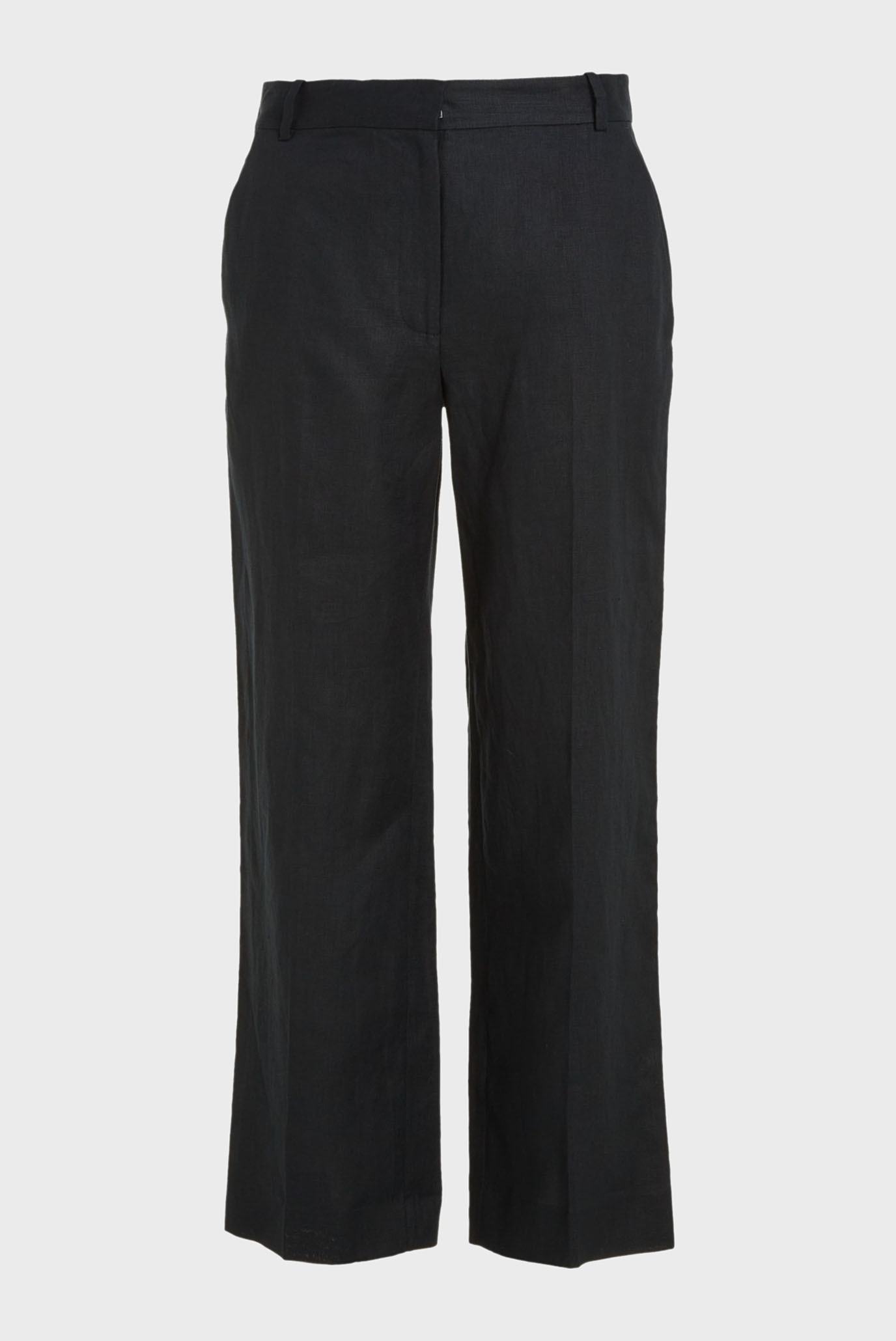 Брюки LINEN SLIM STRAIGHT CROPPED PANT 4
