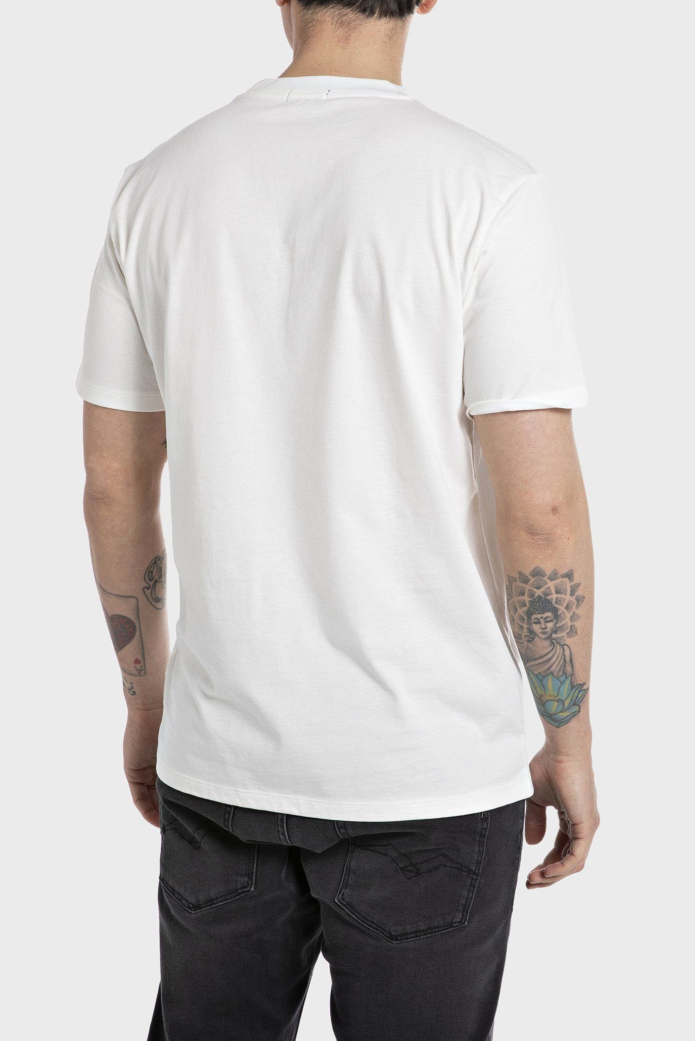 Мужская белая футболка 2