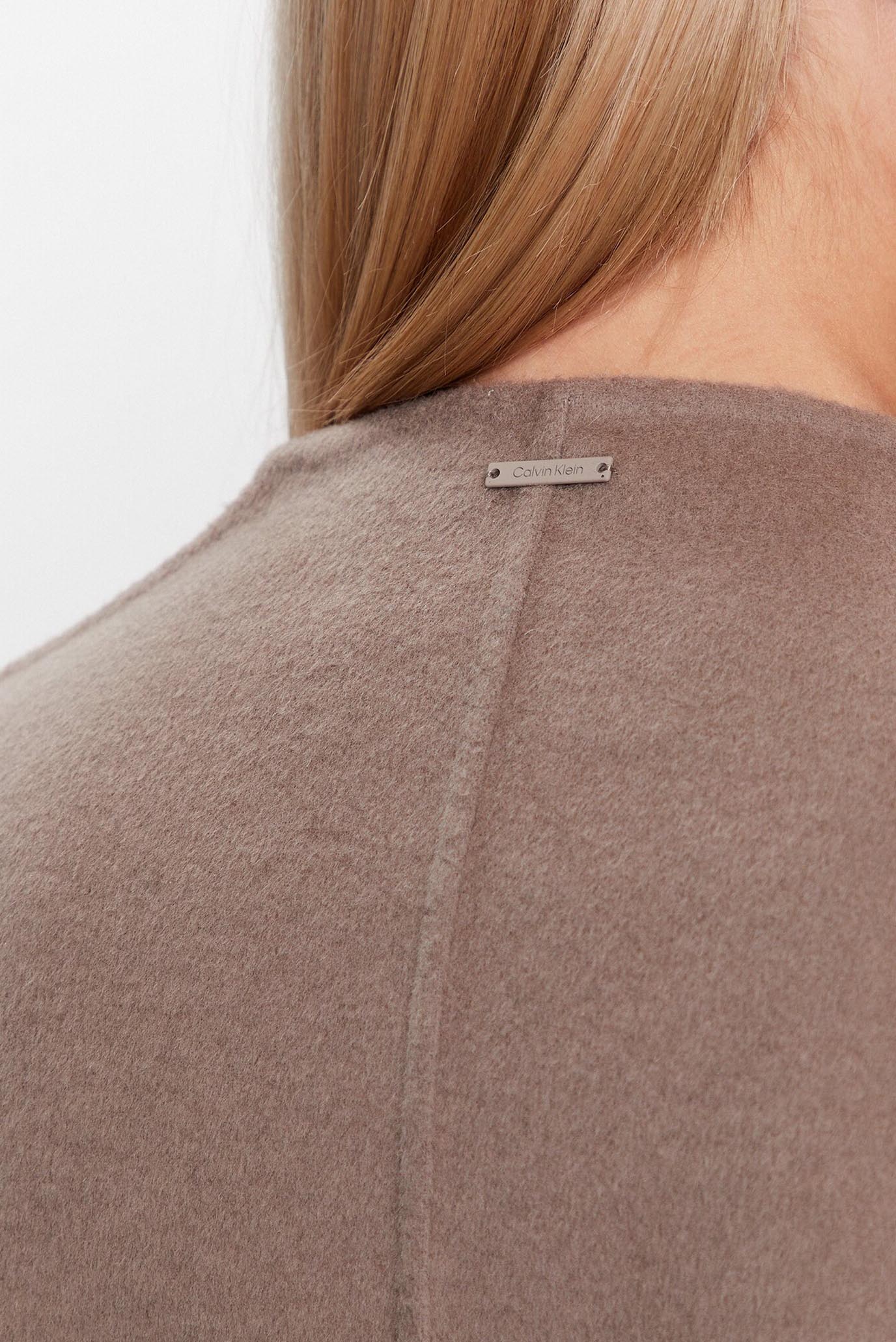 Пальто DOUBLE FACED WOOL MAXI COAT 4