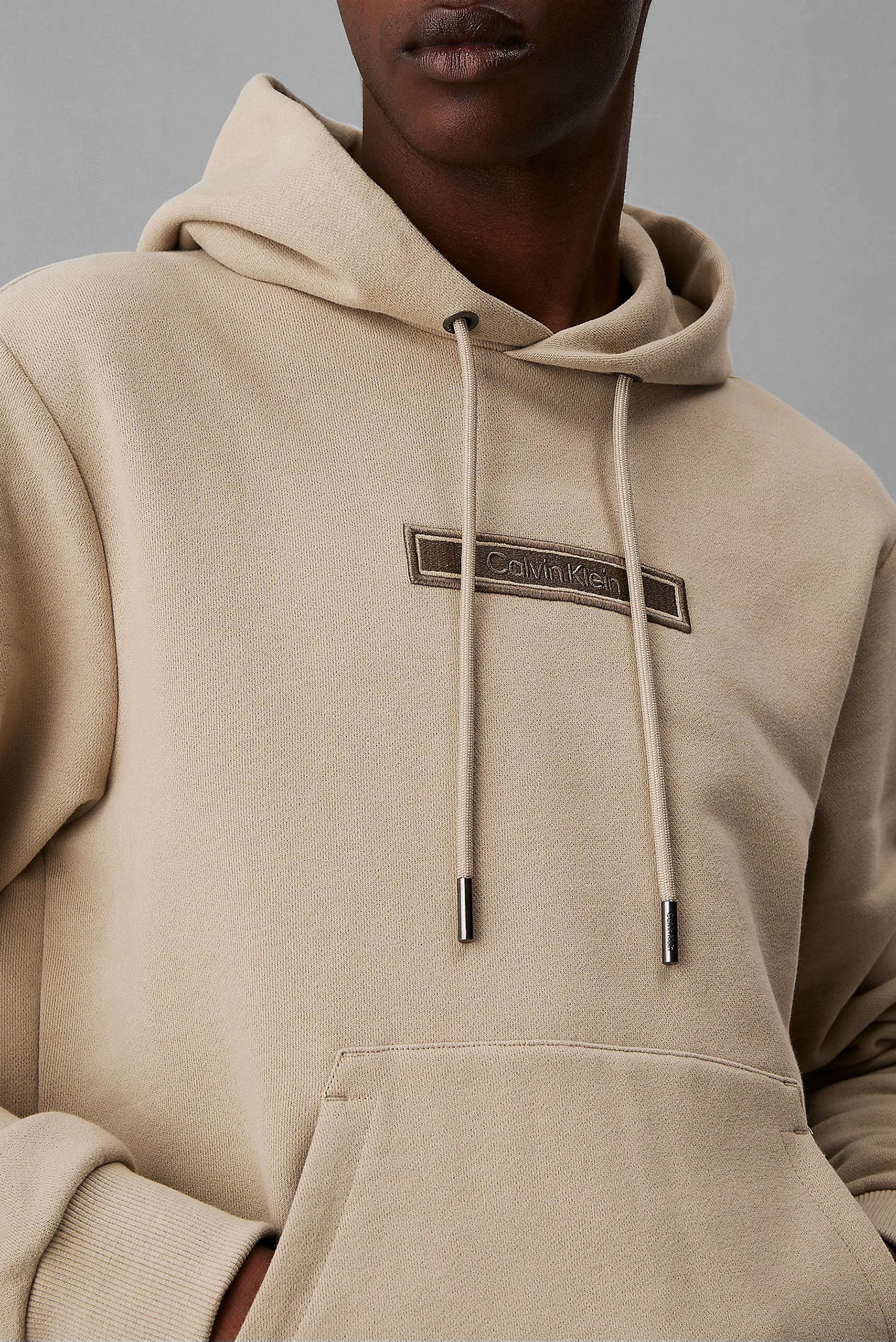 Худи EMBROIDERED LOGO PEACHED HOODIE 4