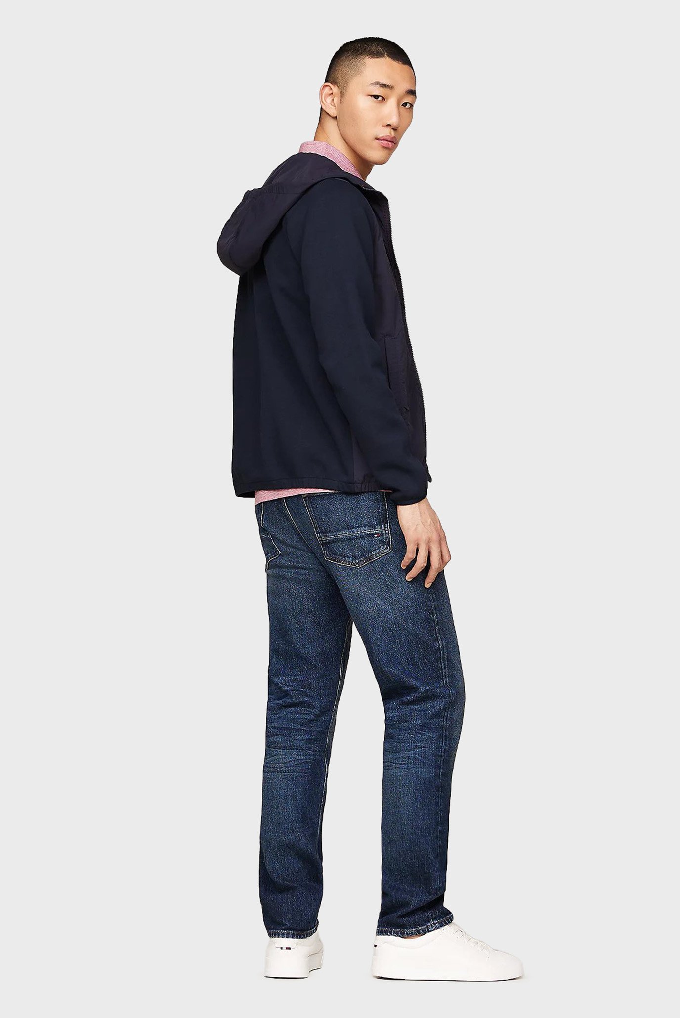 Мужское темно-синее худи MONOTYPE MIX MEDIA HDD ZIP THRU 3