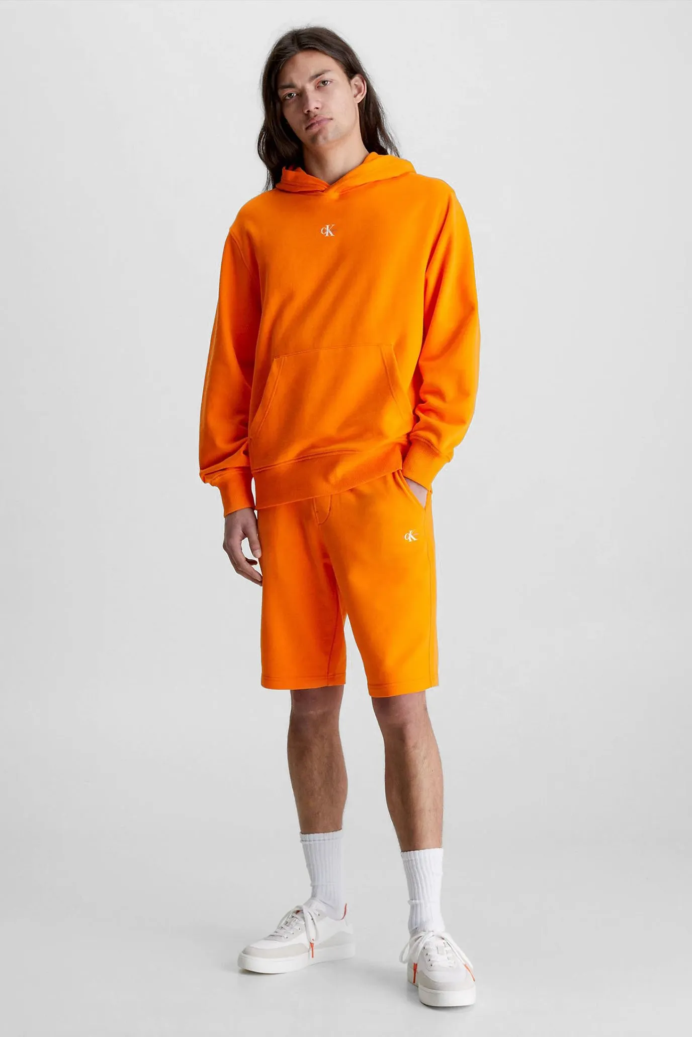 Мужские оранжевые шорты MICRO MONOLOGO HWK SHORT 3