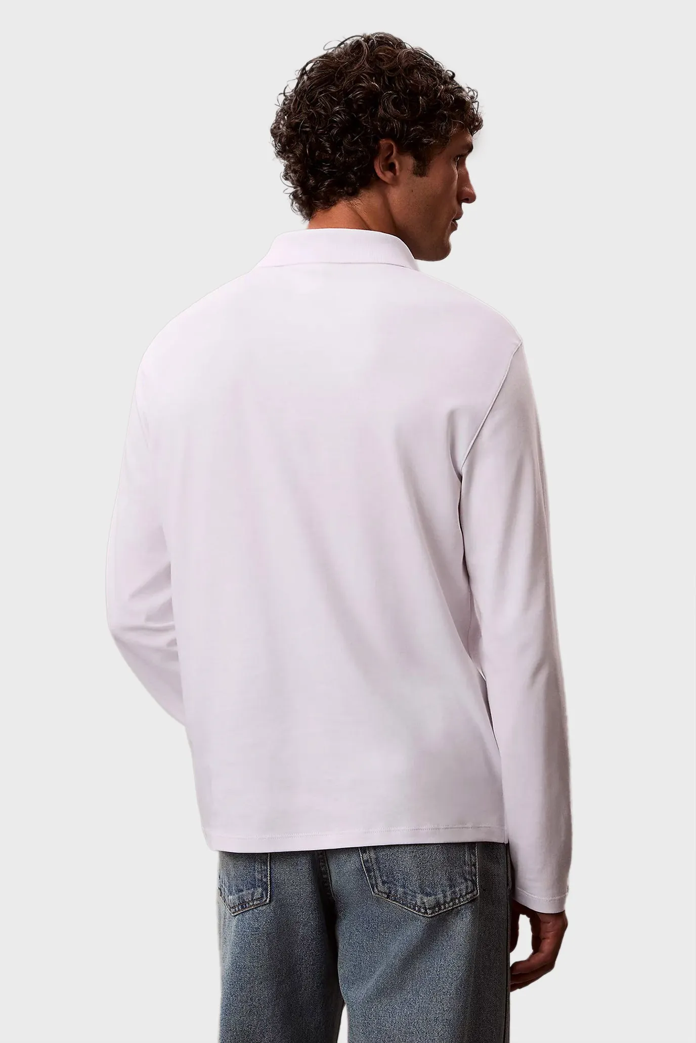 Поло с длинным рукавом LS SUPIMA COTTON SOLID POLO 4