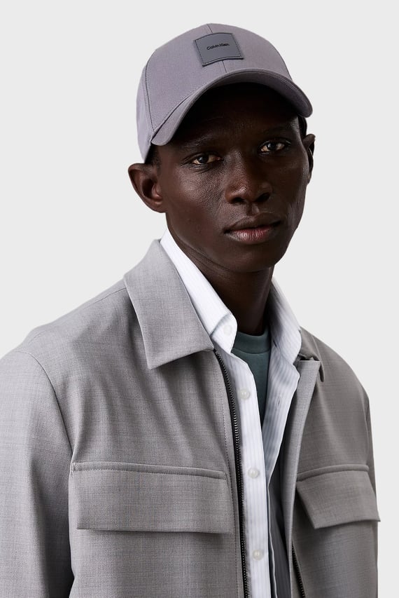 Мужская серая кепка TONAL PATCH BB CAP