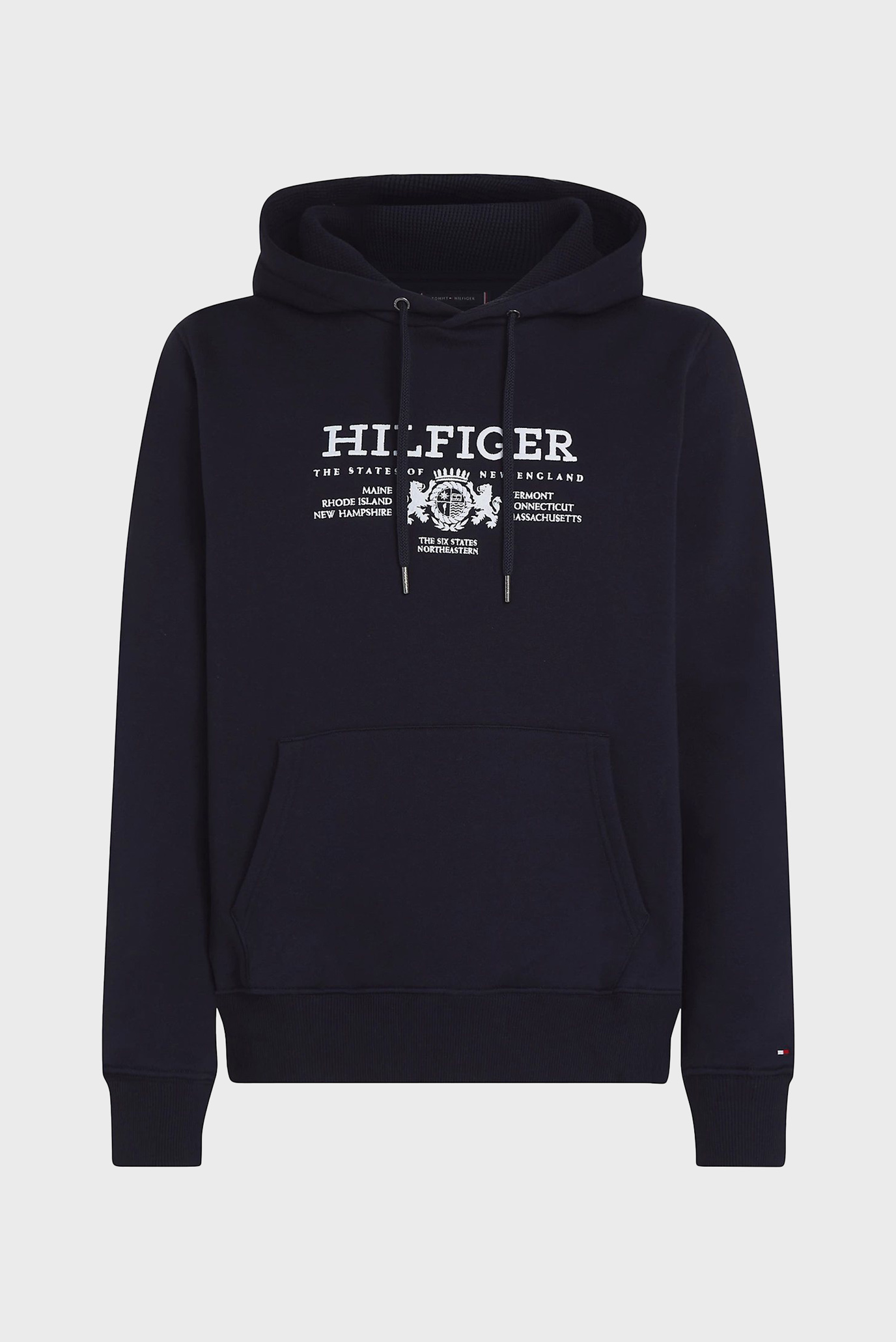 Мужское темно-синее худи HILFIGER CREST EMRBO HOODY 5