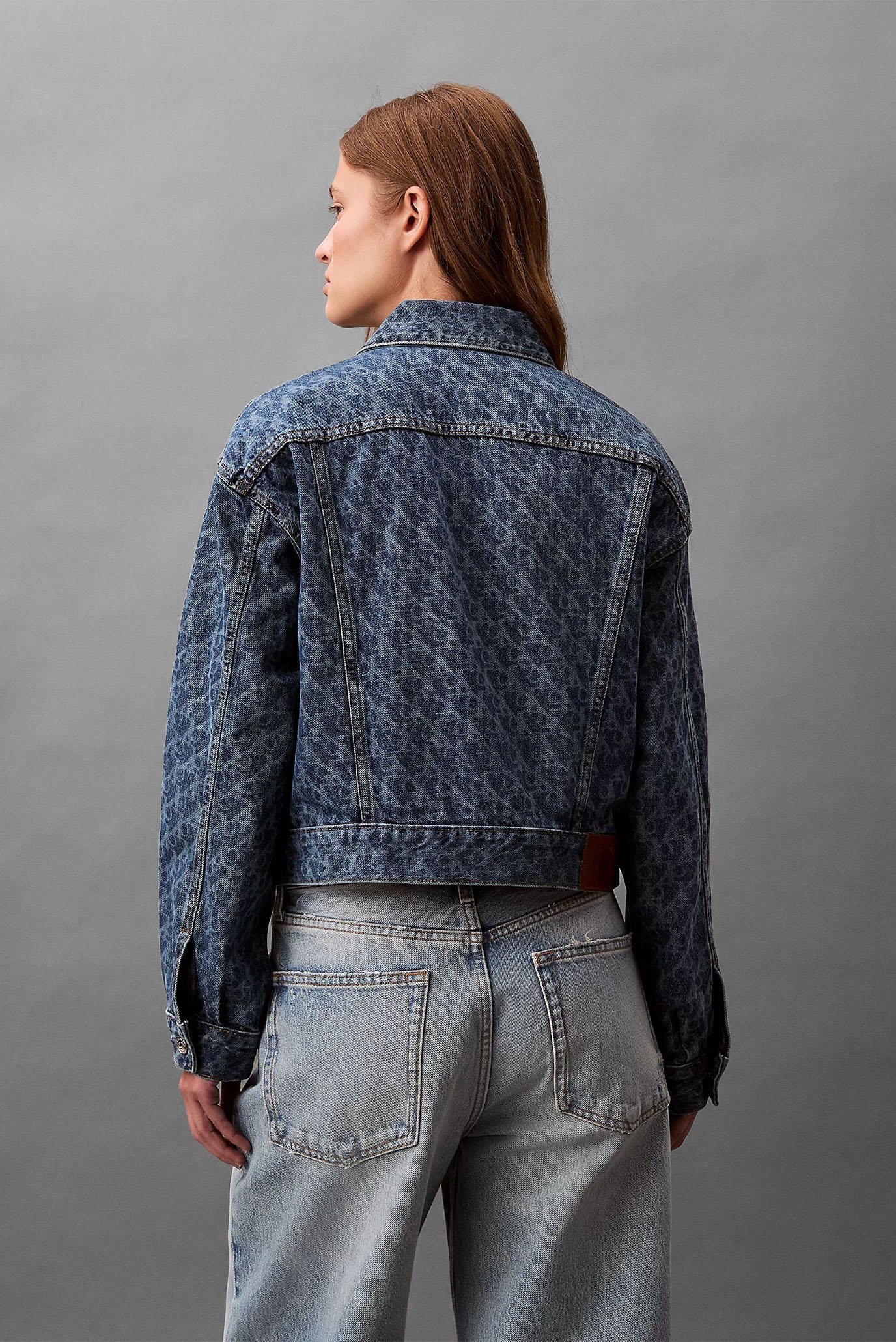 Куртка джинсовая WMNS 90s TRUCKER AOP JACKET MARQ 3