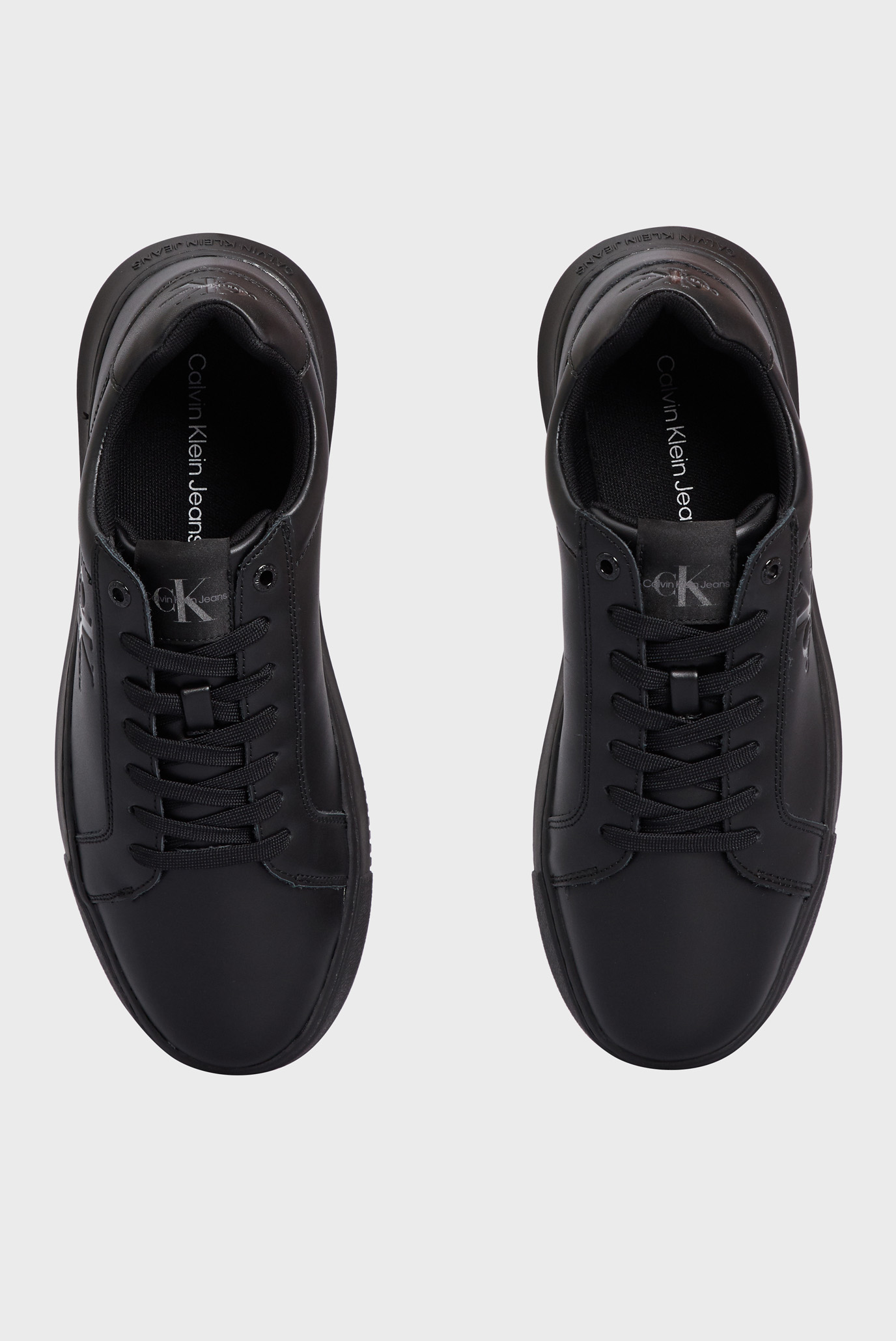 Мужские черные кожаные сникерcы CHUNKY CUPSOLE MONO LTHCalvin Klein Jeans Мужские черные кожаные сникерcы CHUNKY CUPSOLE MONO LTH 10