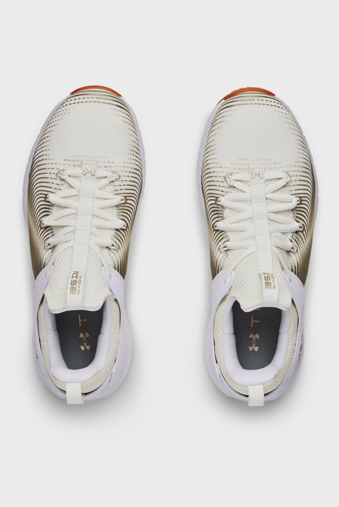 Женские бежевые кроссовки UA W HOVR Rise 2-WHT 8