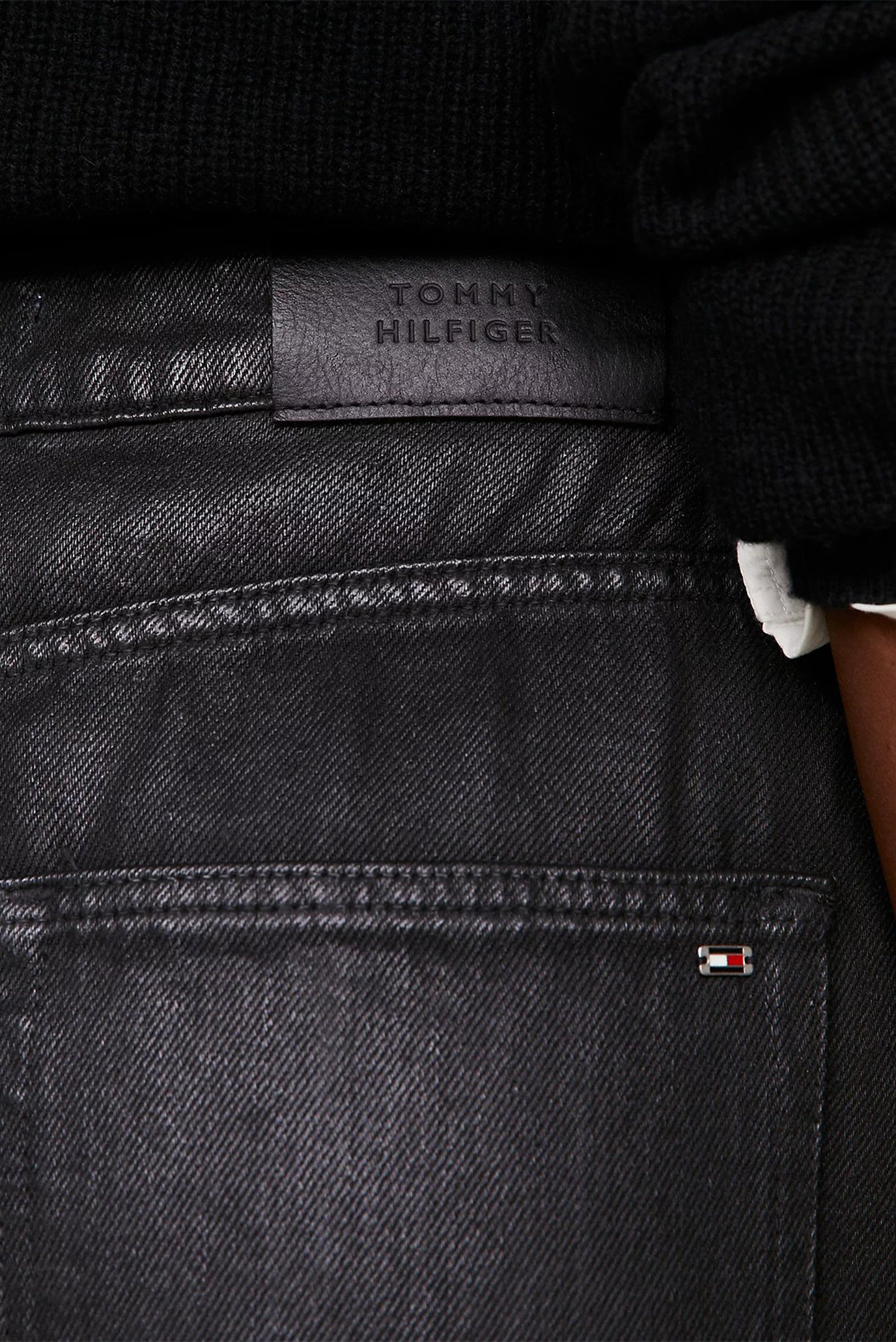 Женская черная джинсовая юбка DNM LONG MIDI SKIRT CTD 4