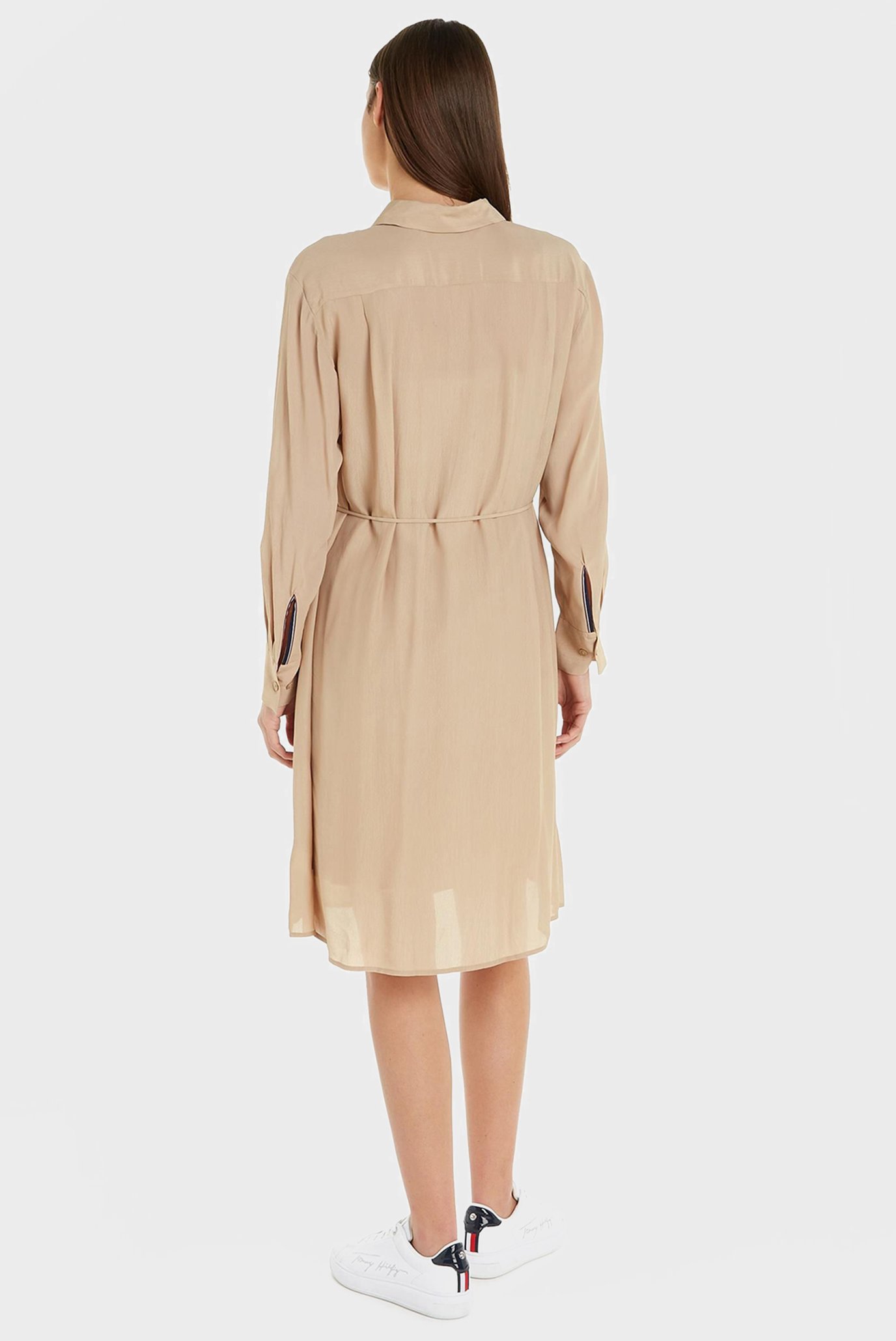 Платье FLUID VISCOSE CREPE KNEE DRESS 2