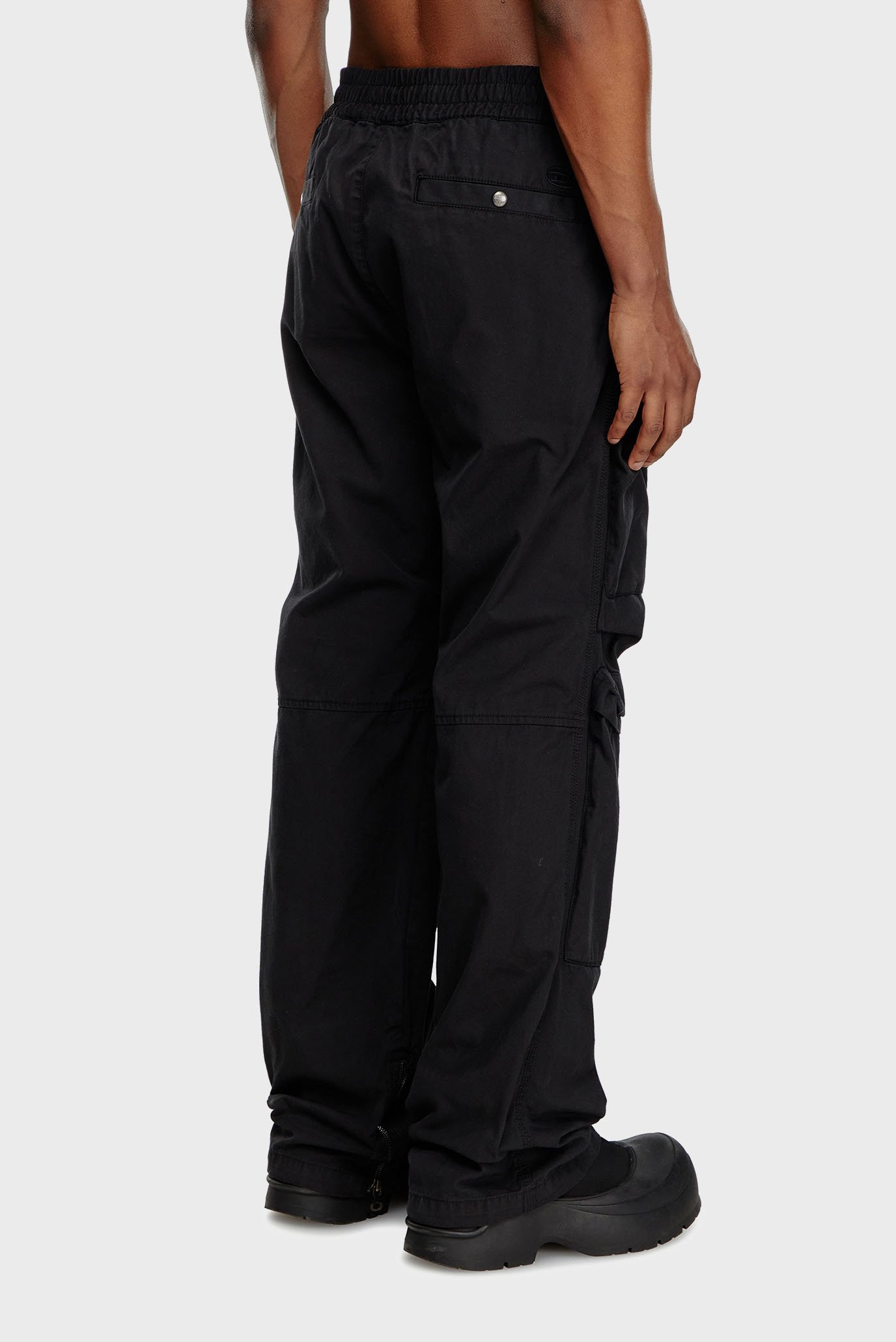 Мужские черные карго P-DANZEL PANTALONI 3