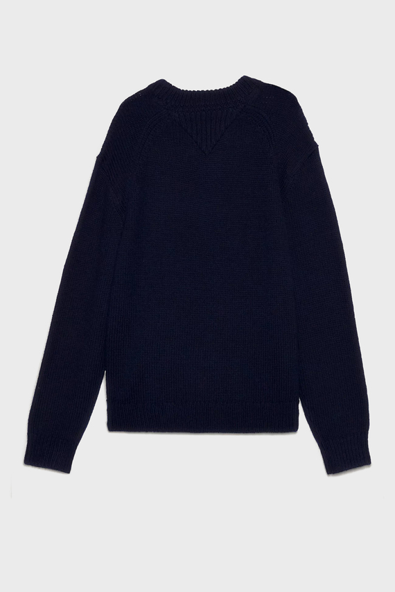 Мужской темно-синий свитер THC ARCHIVE CREST SWEATER