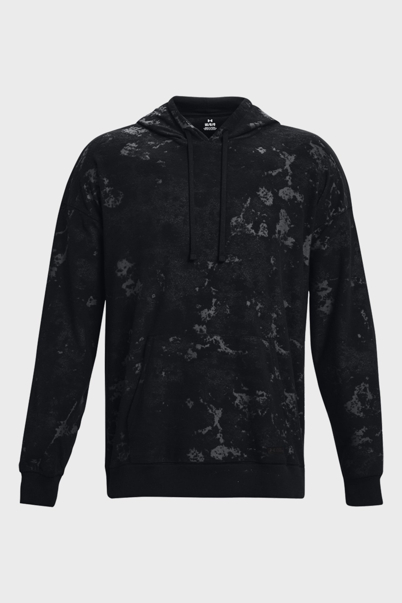 Мужское черное худи UA Journey Terry Hoodie 10