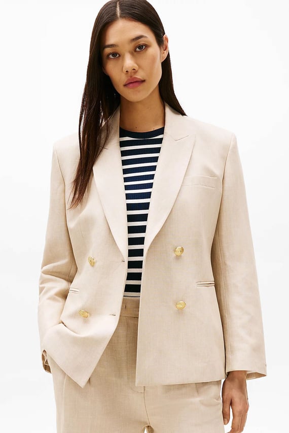 Пиджак LINEN MIX SLIM DB BLAZER