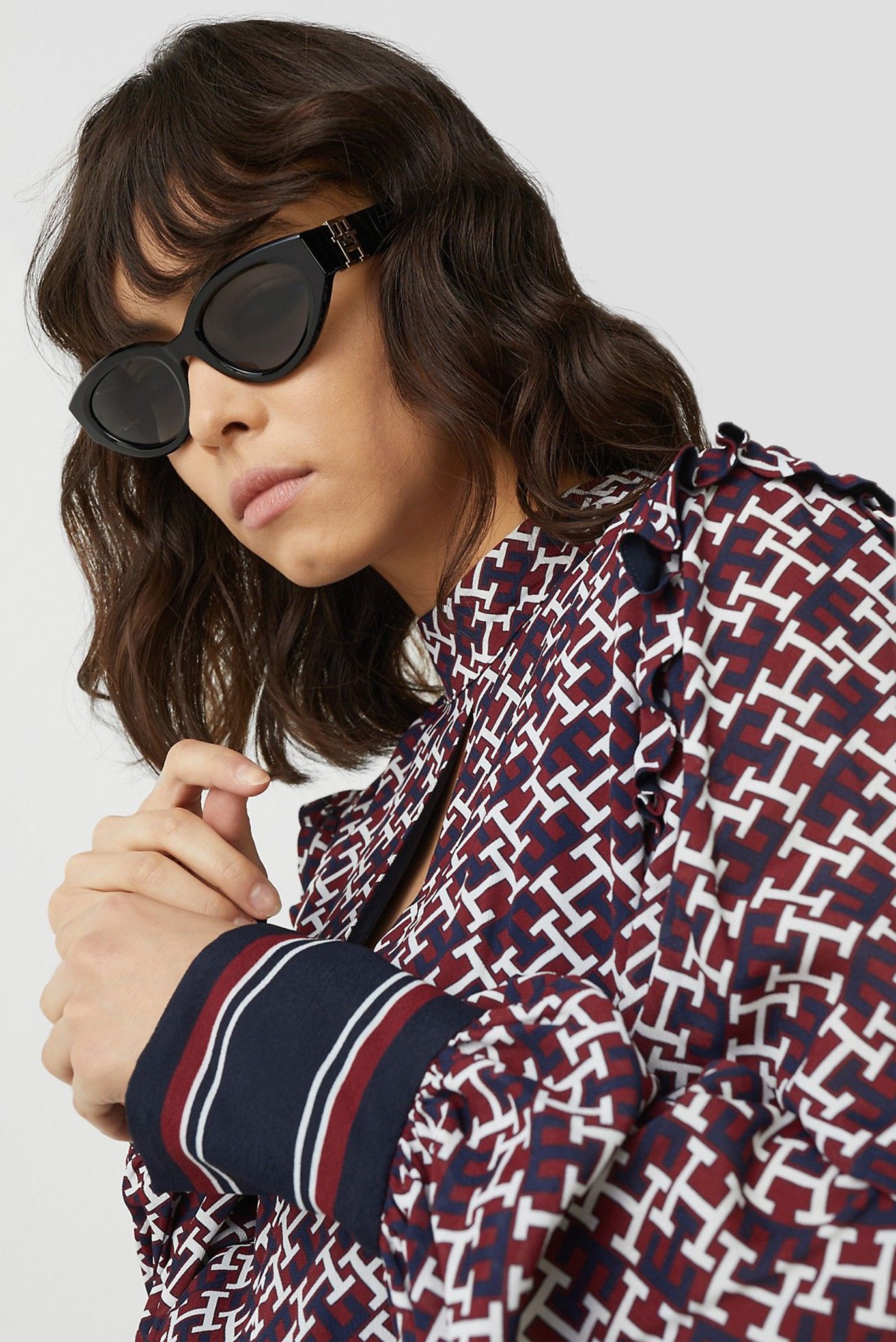 Платье CHIFFON MONOGR DRESS LS 3