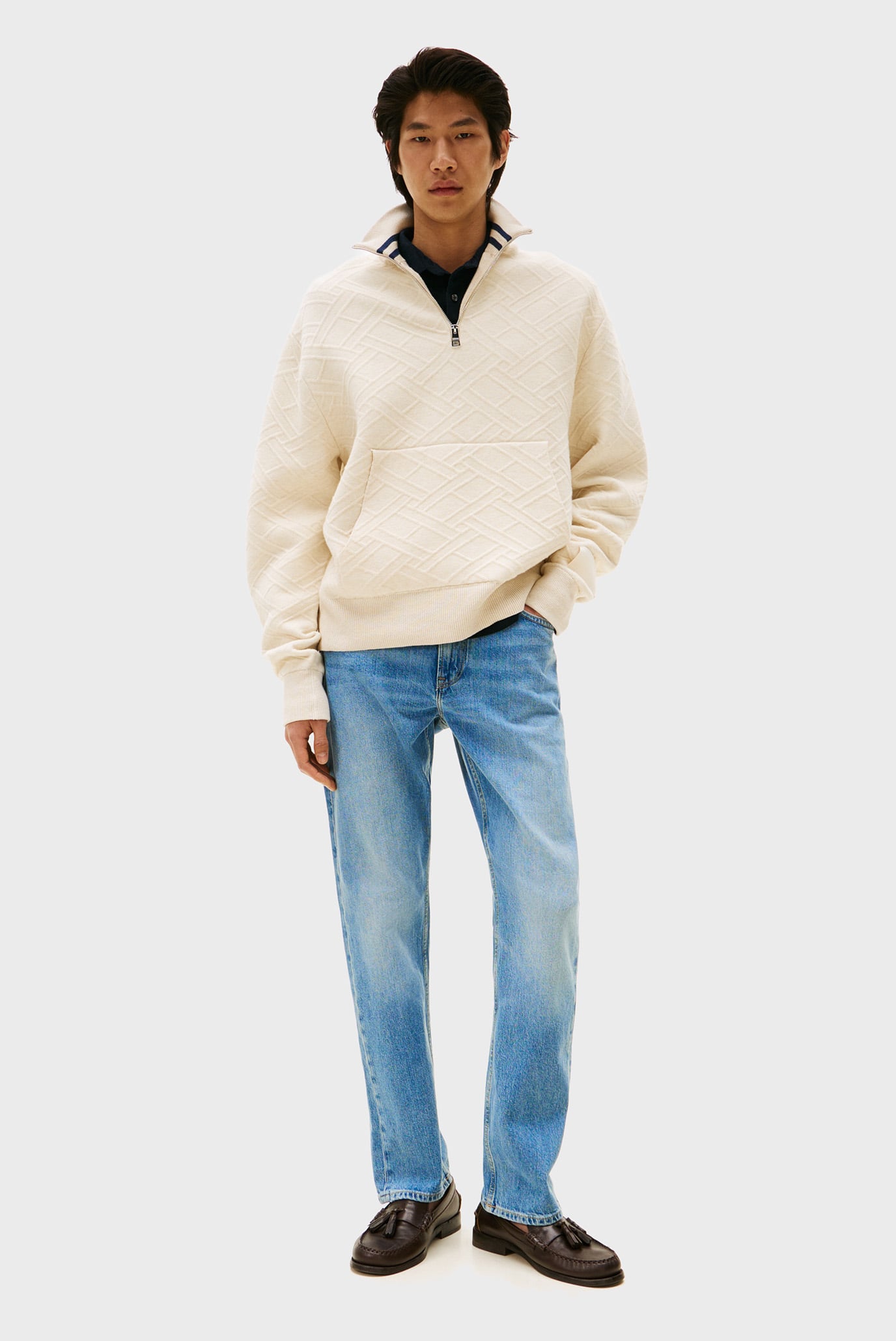 Свитер/T1 FLAG 3D KNITTED HALF ZIP 2