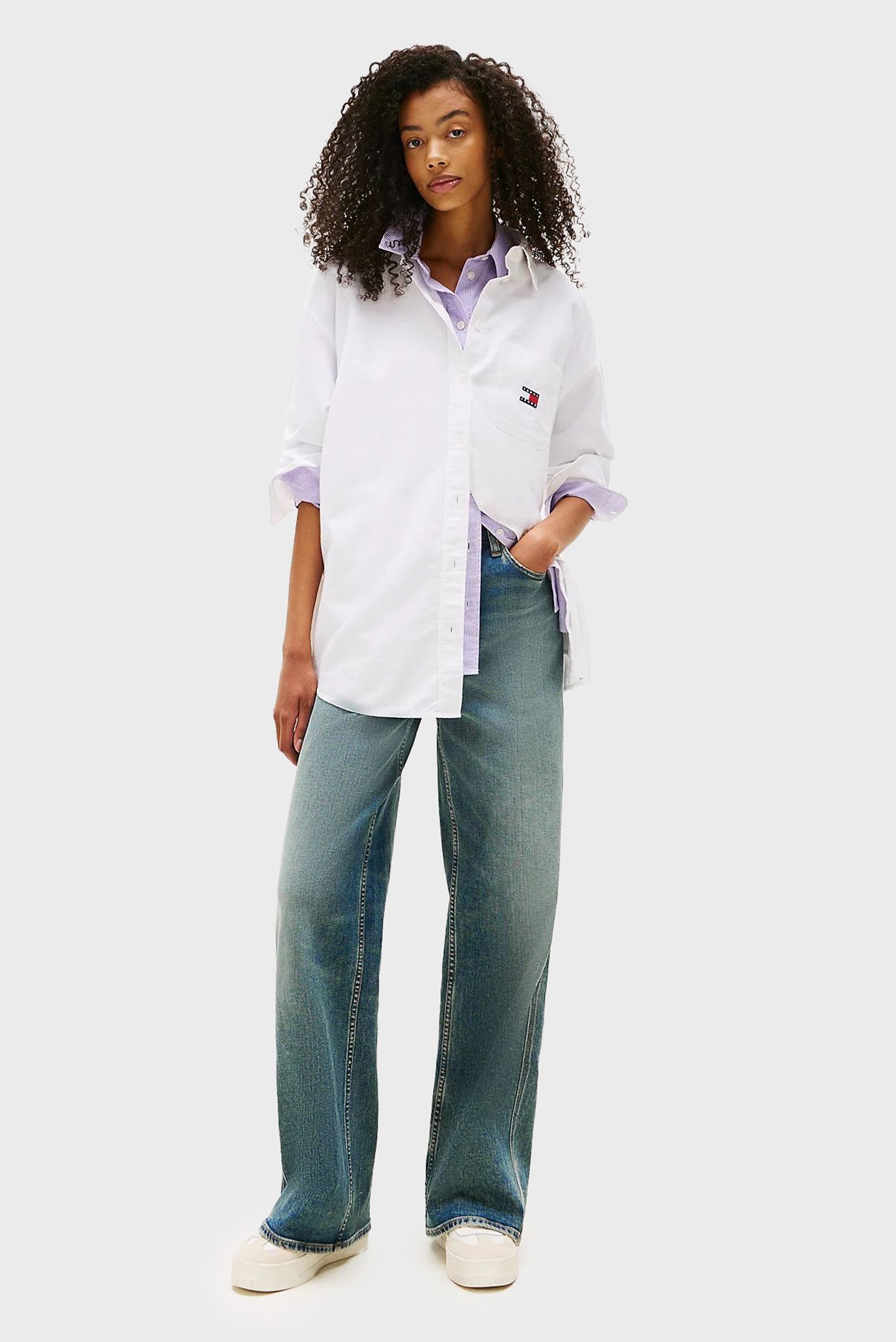 Рубашка TJW OVS BADGE OXFORD SHIRT EXT 2