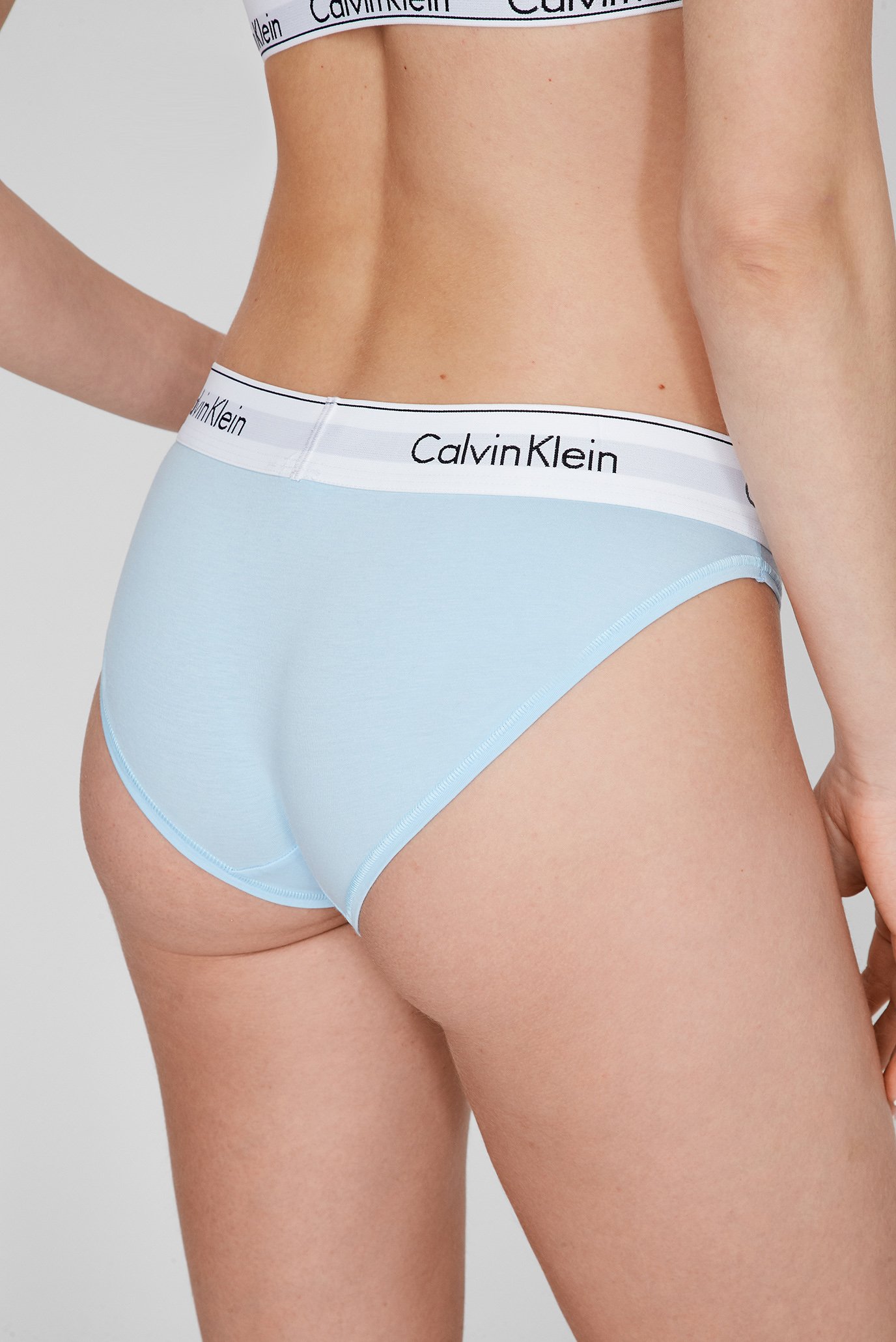 Женские голубые трусики 7