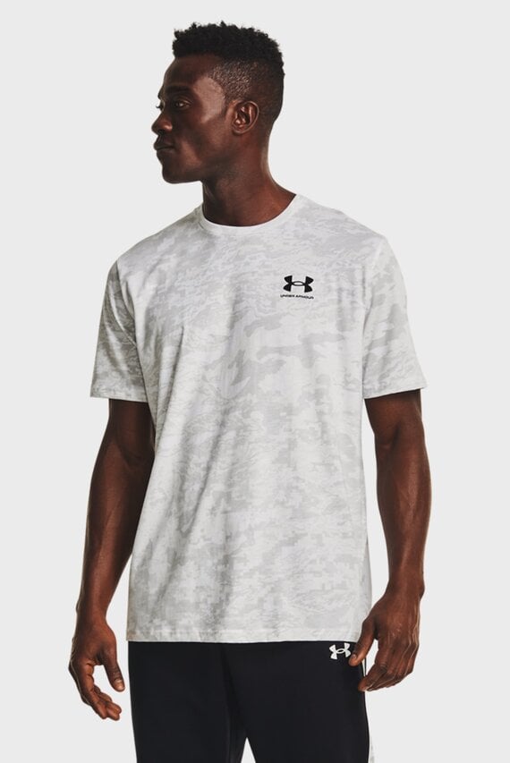 Мужская белая футболка UA ABC CAMO SS Under Armour Мужская белая футболка UA ABC CAMO SS Under Armour