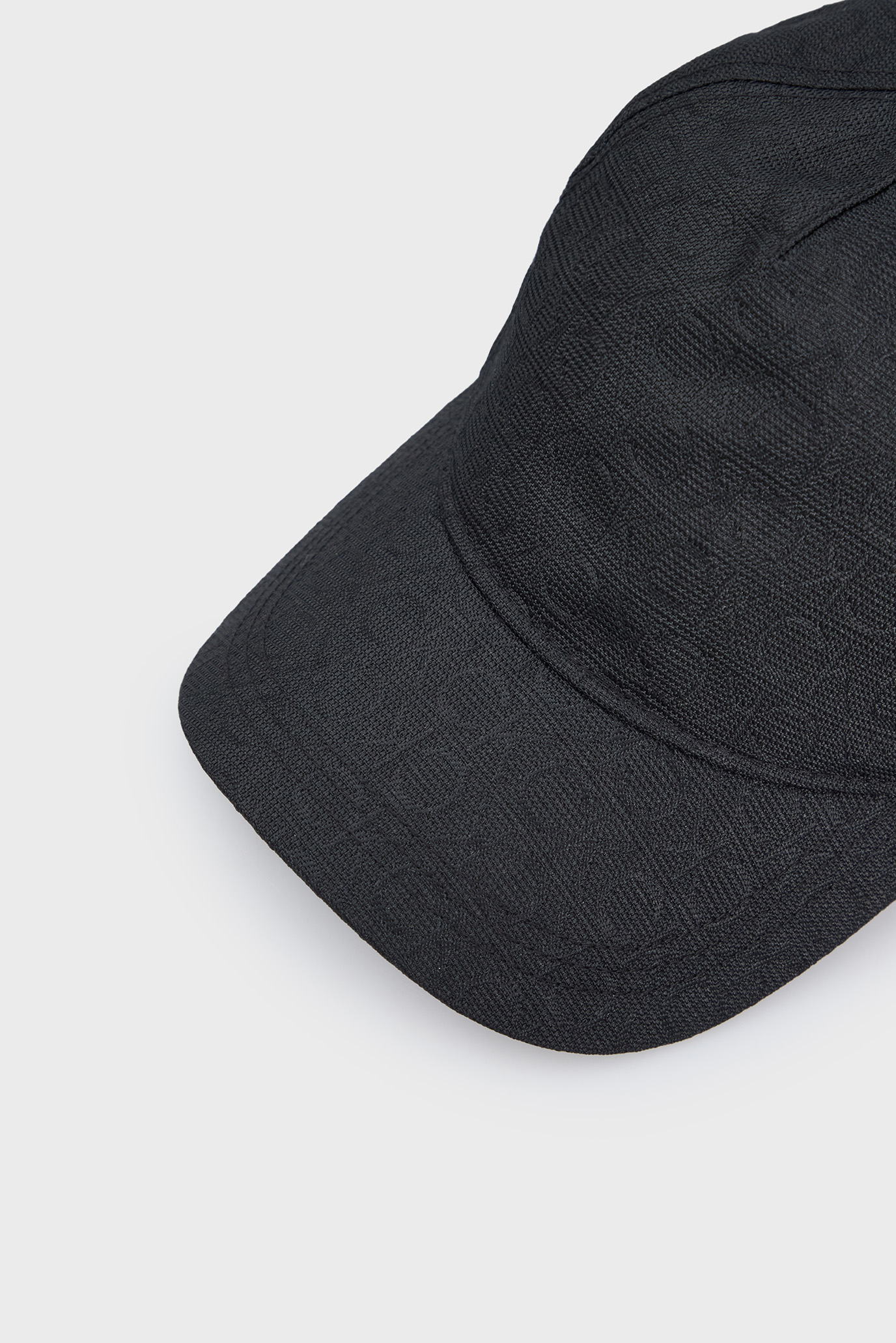 Женская черная кепка с узором MONOGRAM JACQUARD CAP 4