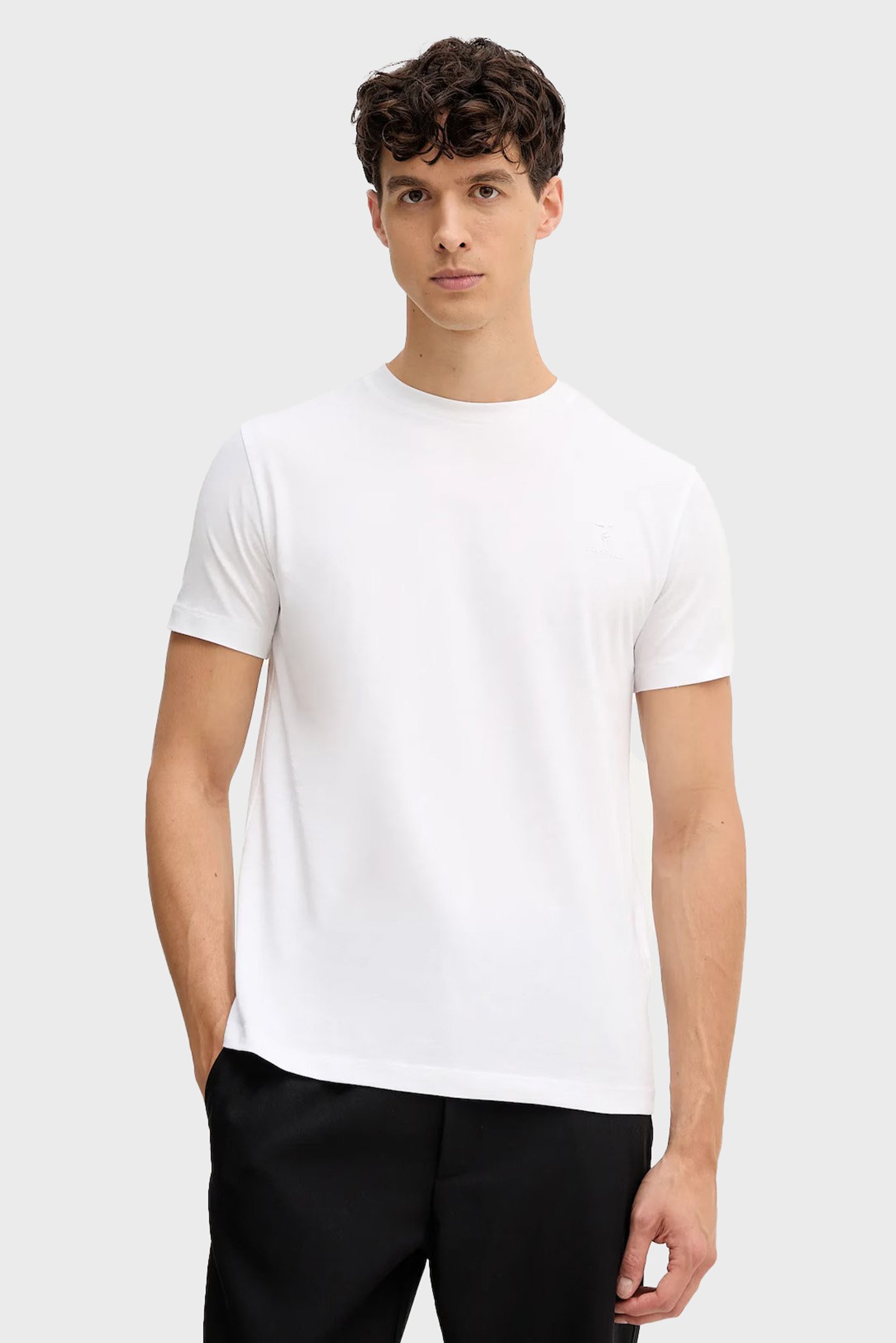 Футболка REGULAR FIT T-SHIRT - HAND-DRAWN LEVRIERO EMBROIDERY 1