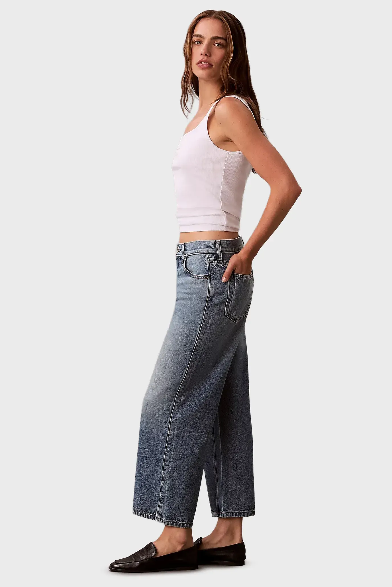 Джинсы HIGH RISE DENIM CULOTTE TRANSMIT 3