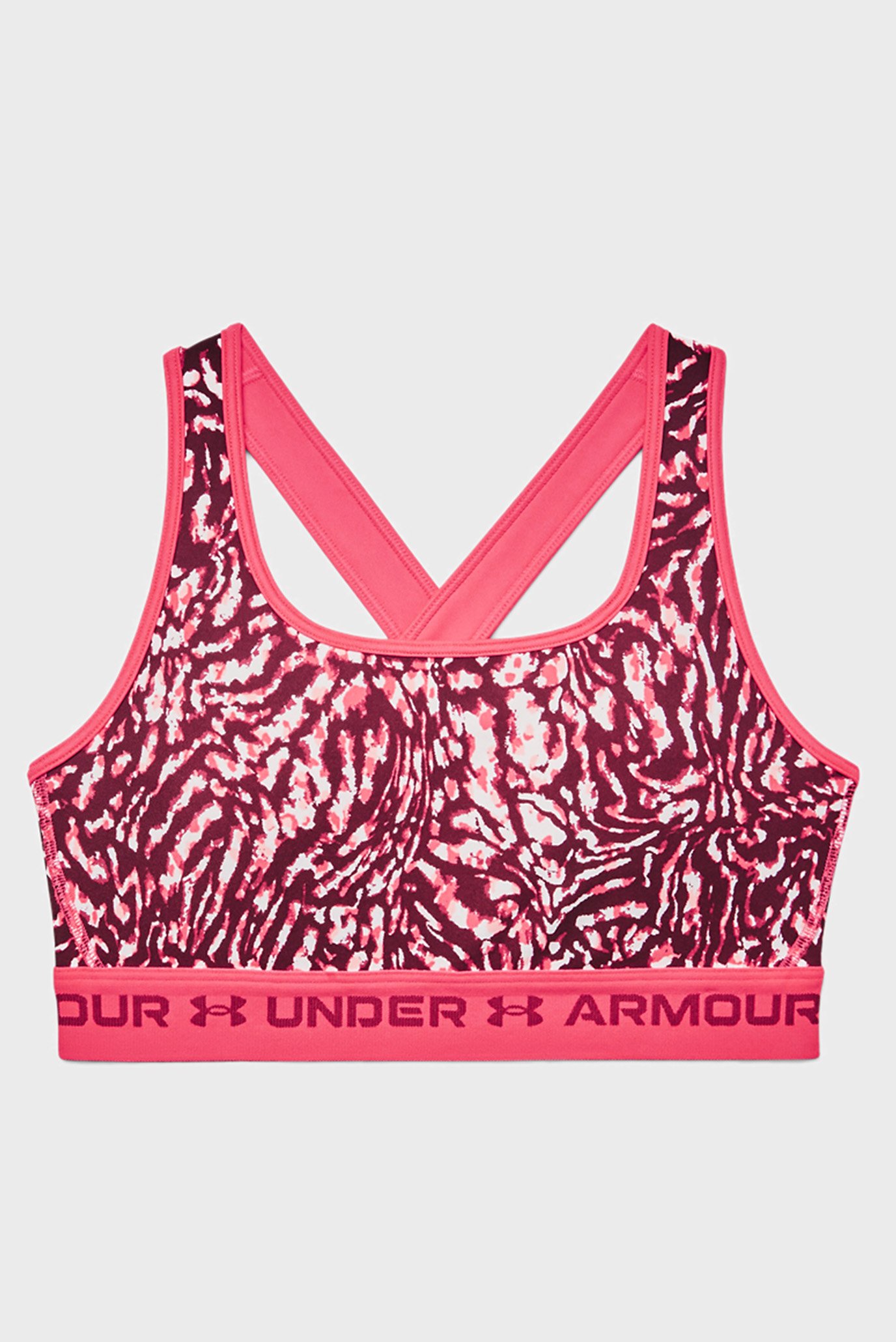 Женский топ с узором UA Crossback Mid Print 7