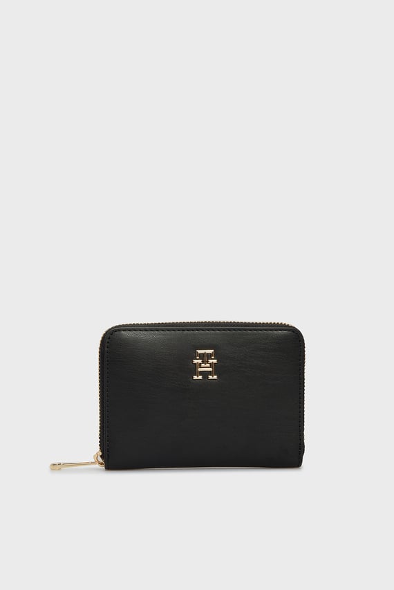 Женский черный кошелек TH CHIC MED FLAP CORP