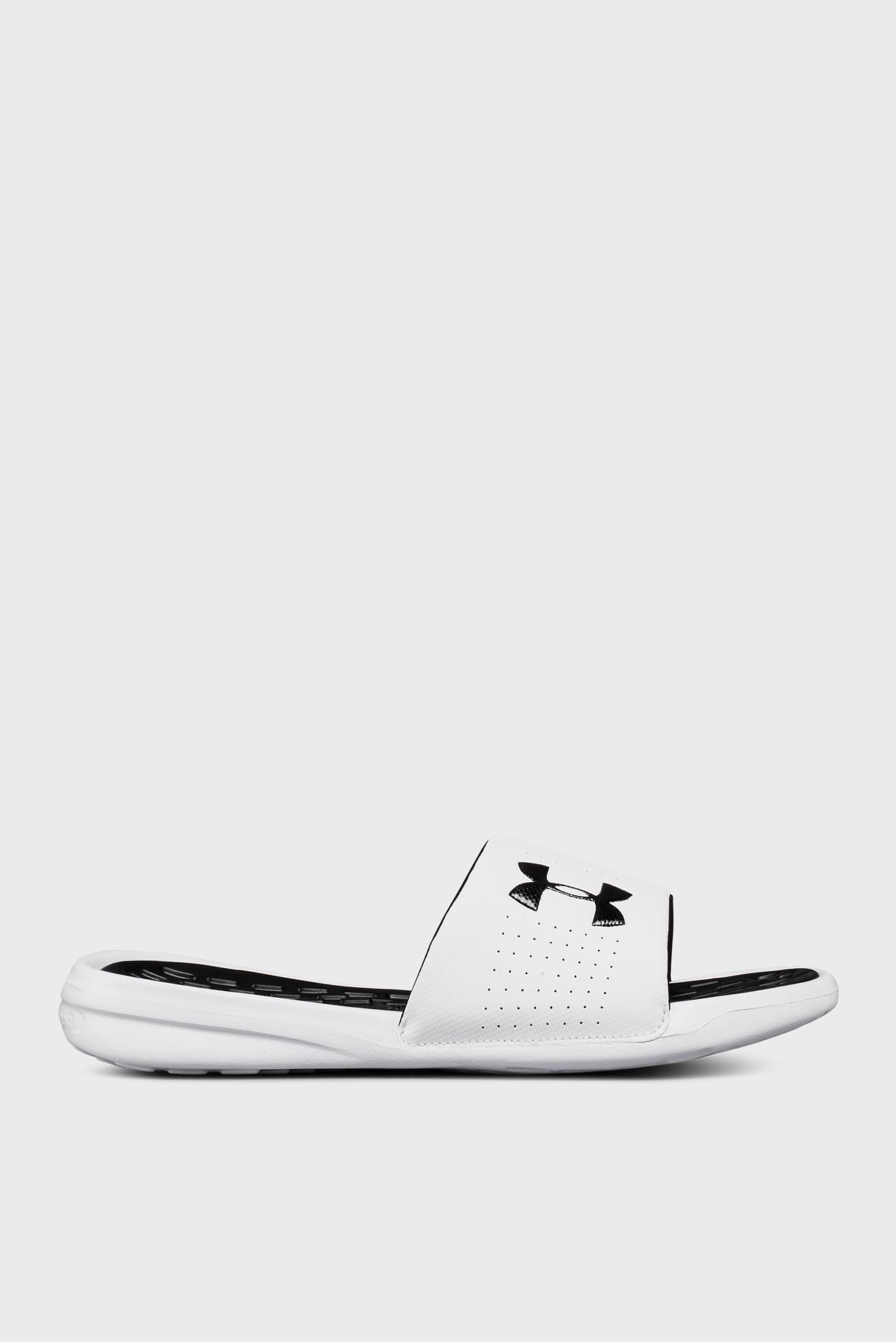 Мужские белые слайдеры UA Playmaker Fix 5