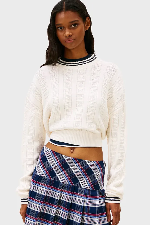 Свитер TJW BOXY FLAG CABLE SWEATER Tommy Jeans