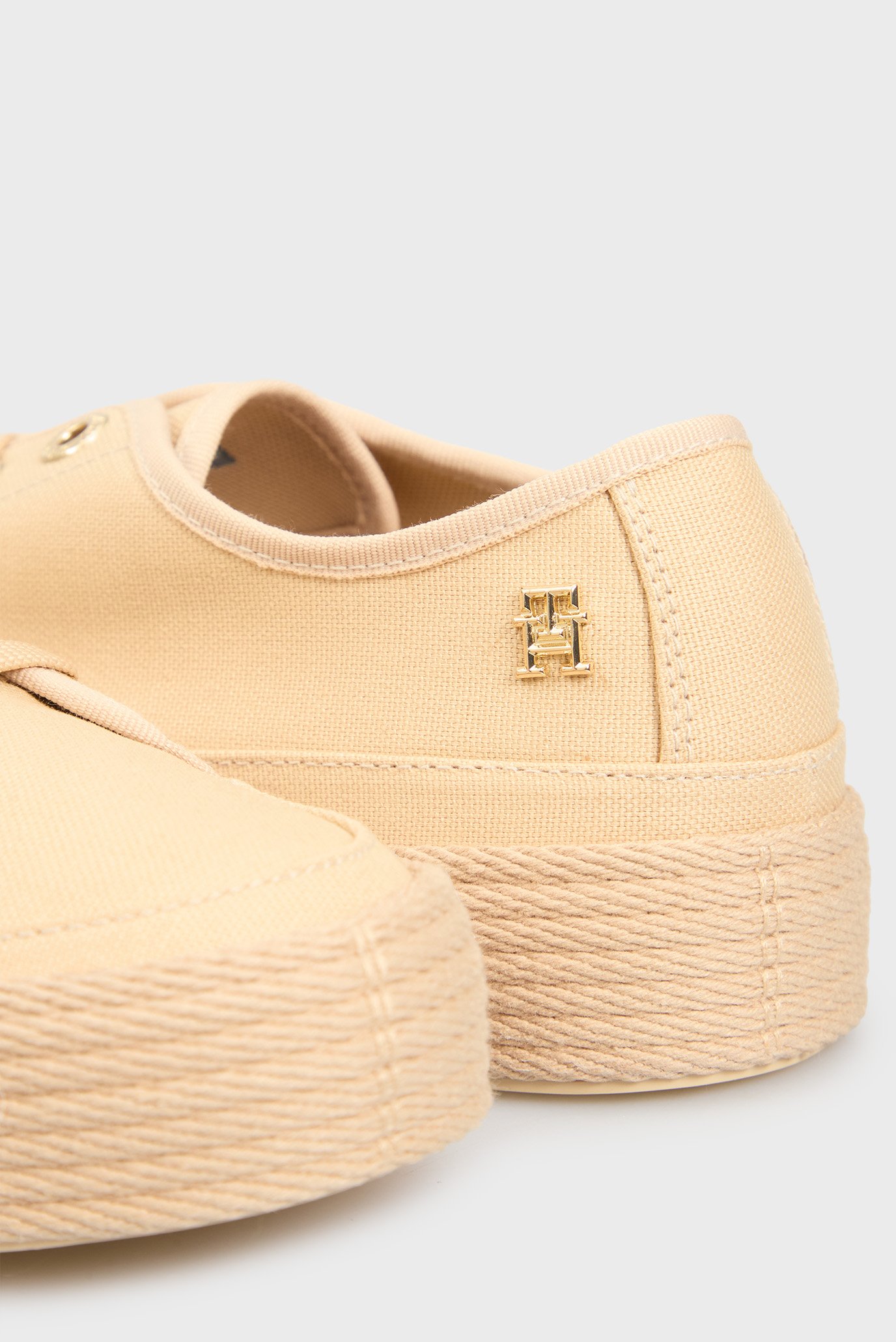 Женские бежевые кеды ESPADRILLETommy Hilfiger Женские бежевые кеды ESPADRILLE 2