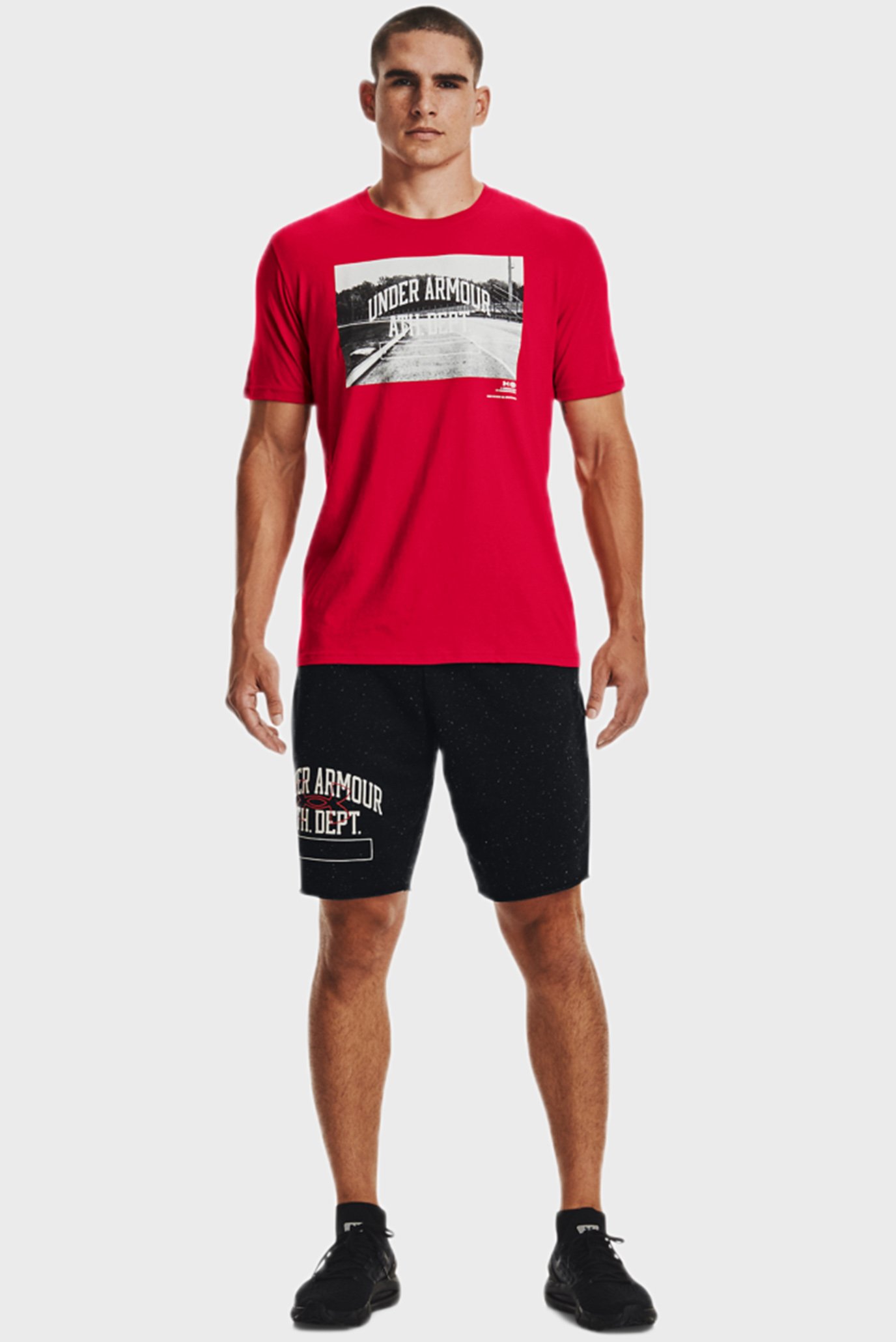 Мужская красная футболка UA ATH DEPT SS 8