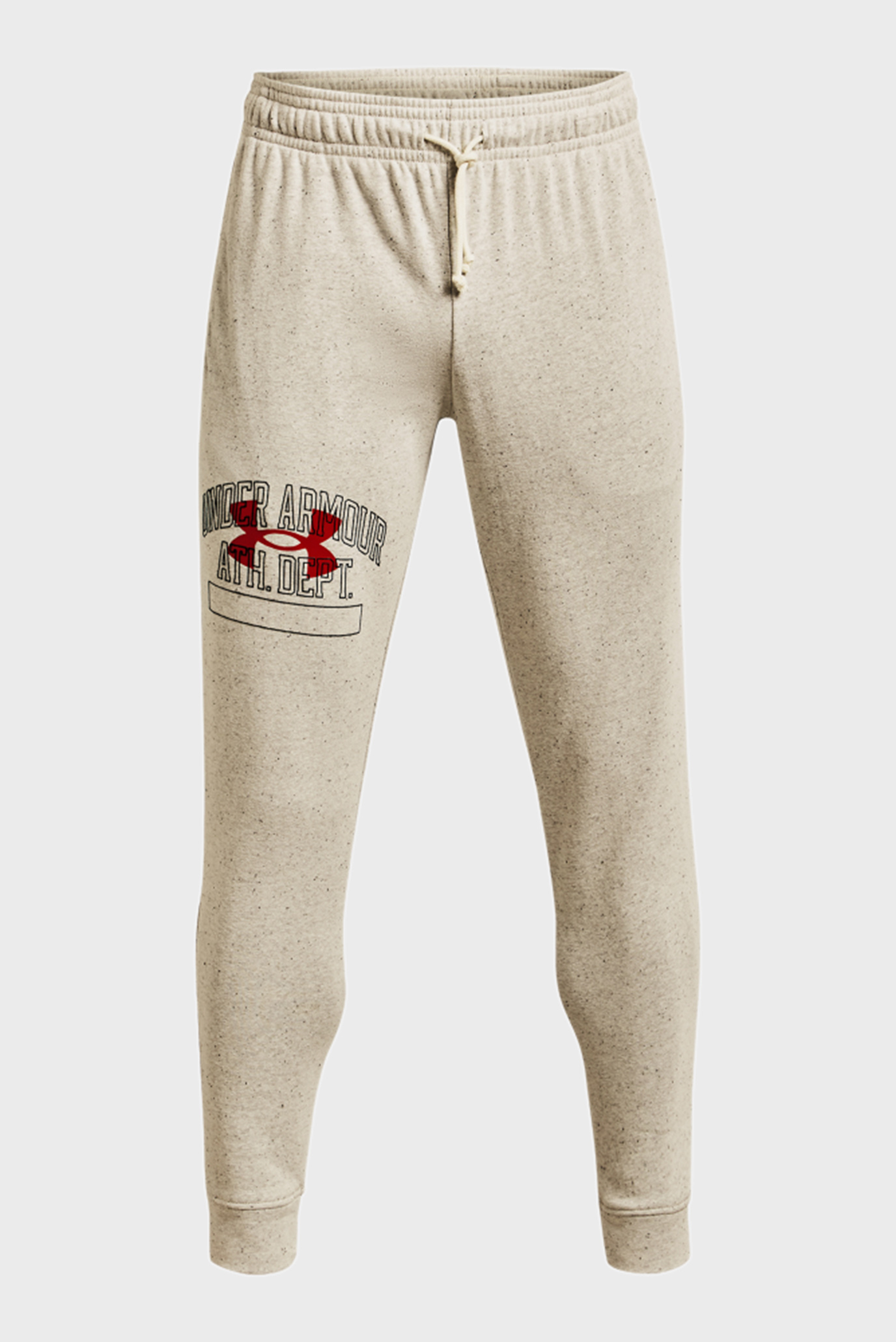 Мужские бежевые спортивные брюки UA Rival Try Athlc Dept Jggr 5
