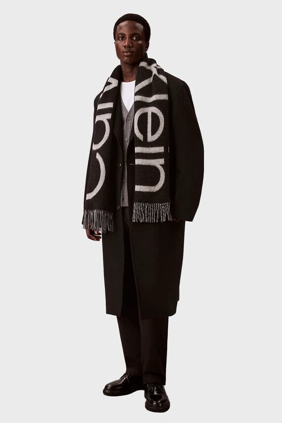Шарф BOLD LOGO BRUSHED WOOL MW SCARF