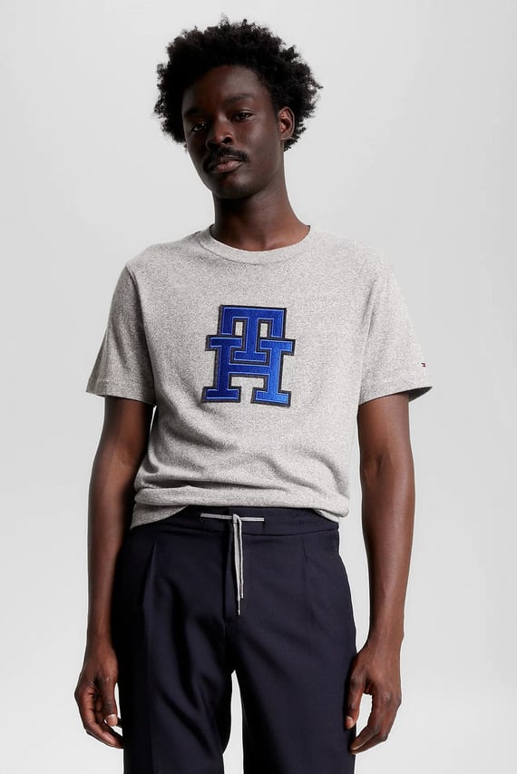 Футболка MONOGRAM MOULINE TEE Tommy Hilfiger