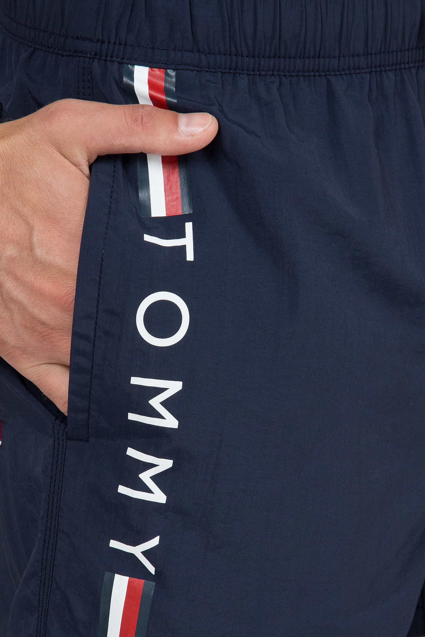 Мужские темно-синие плавательные шорты 6