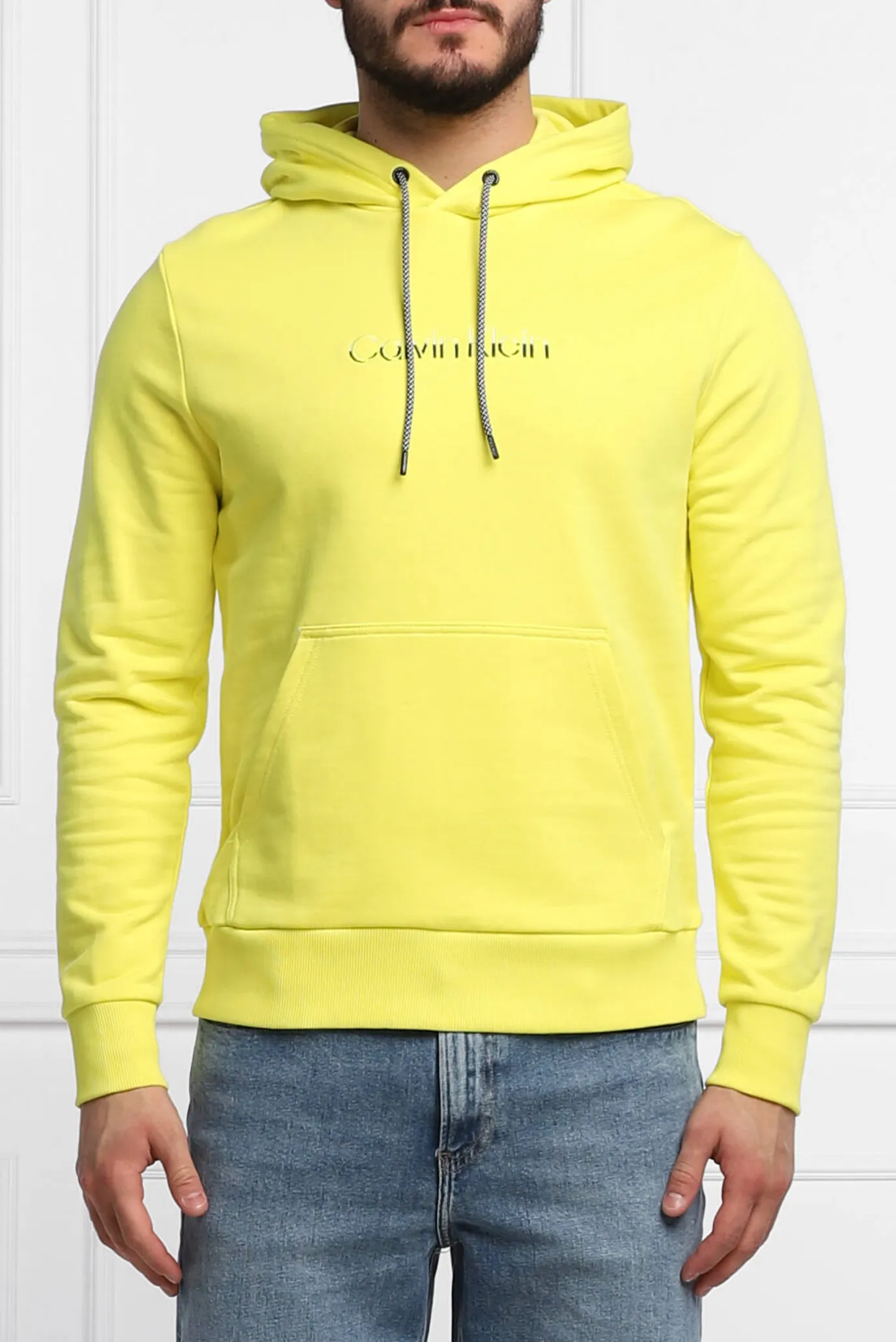 Мужское желтое худи MULTI COLOR LOGO 8