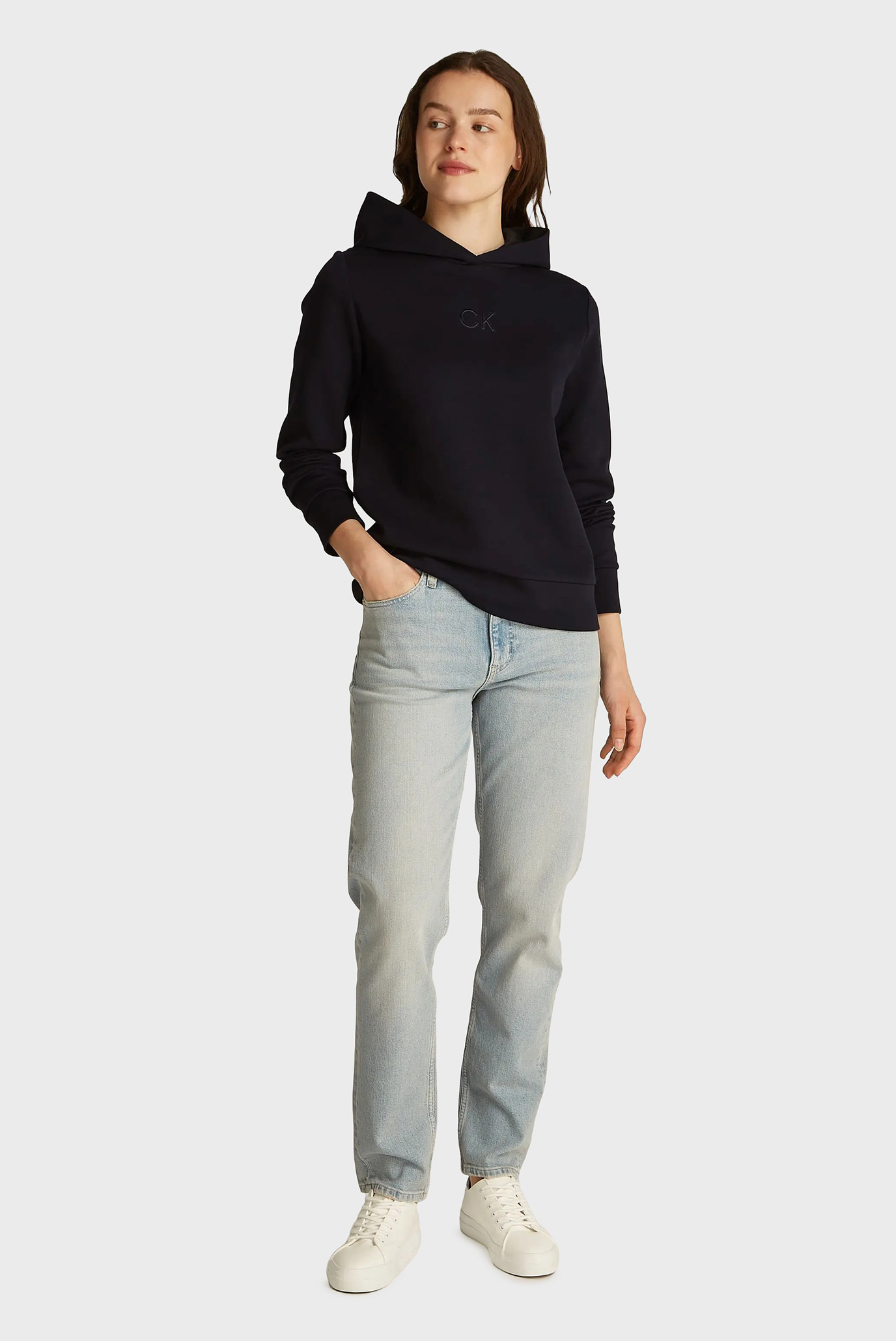 Худи SATIN CK REGULAR HOODIECalvin Klein Худи SATIN CK REGULAR HOODIE 4