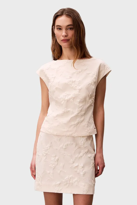 Юбка CLOQUE MINI SKIRT Calvin Klein